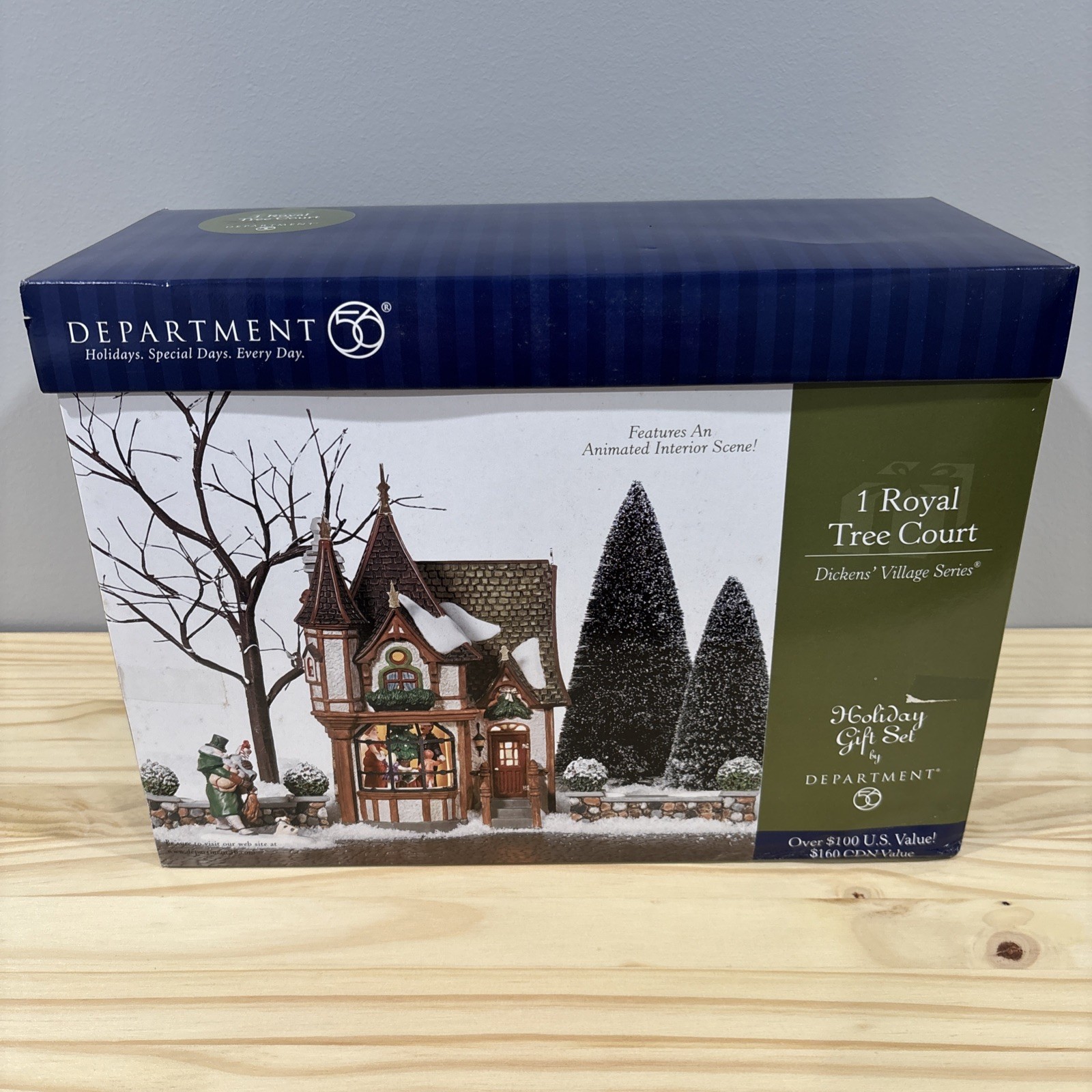 Dept 56 Dickens Village 1 Royal Tree Court #58506 UNUSED