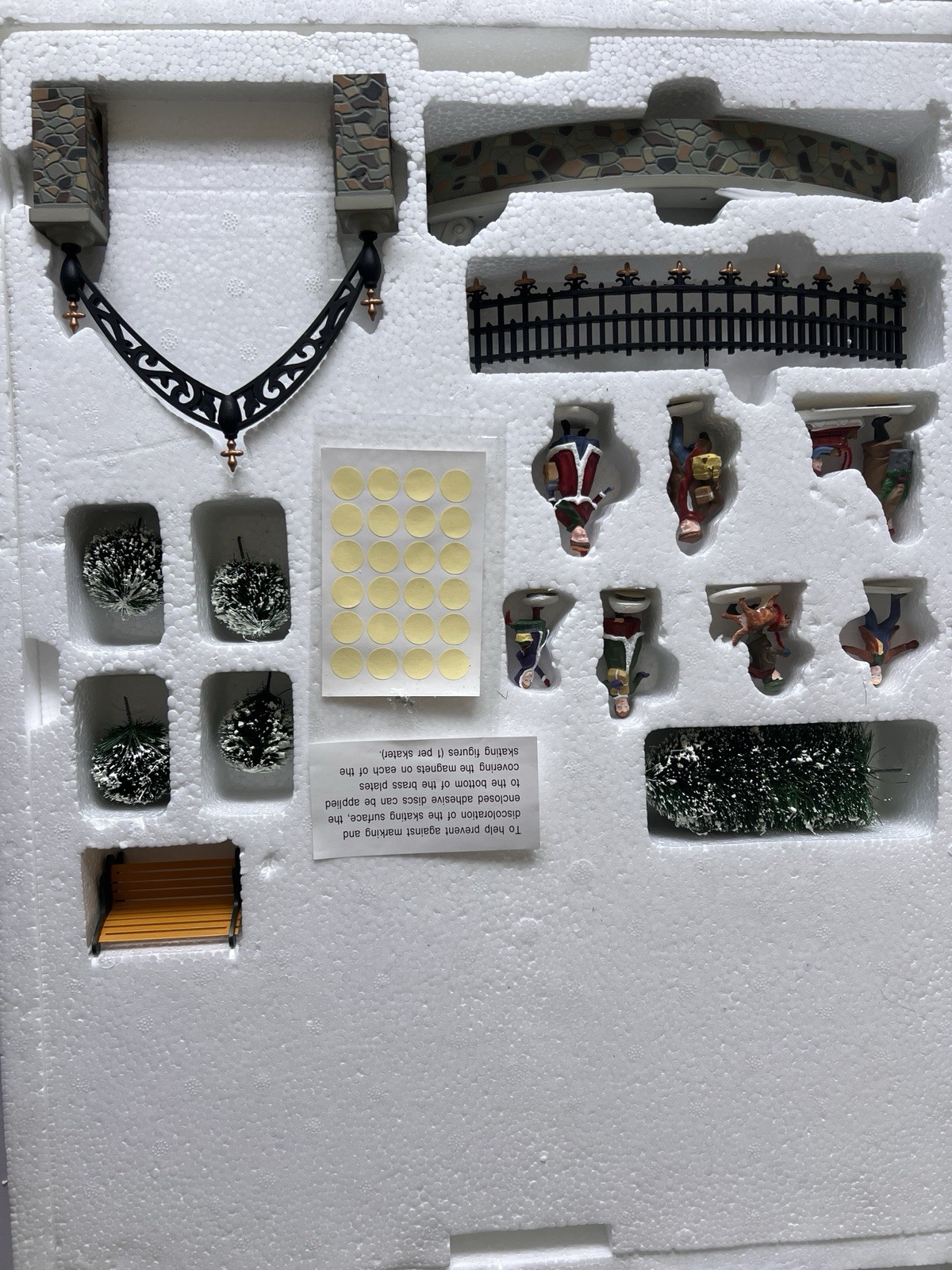All Around the Park Depart. 56 Village Animated Accessory Set Original Box EUC