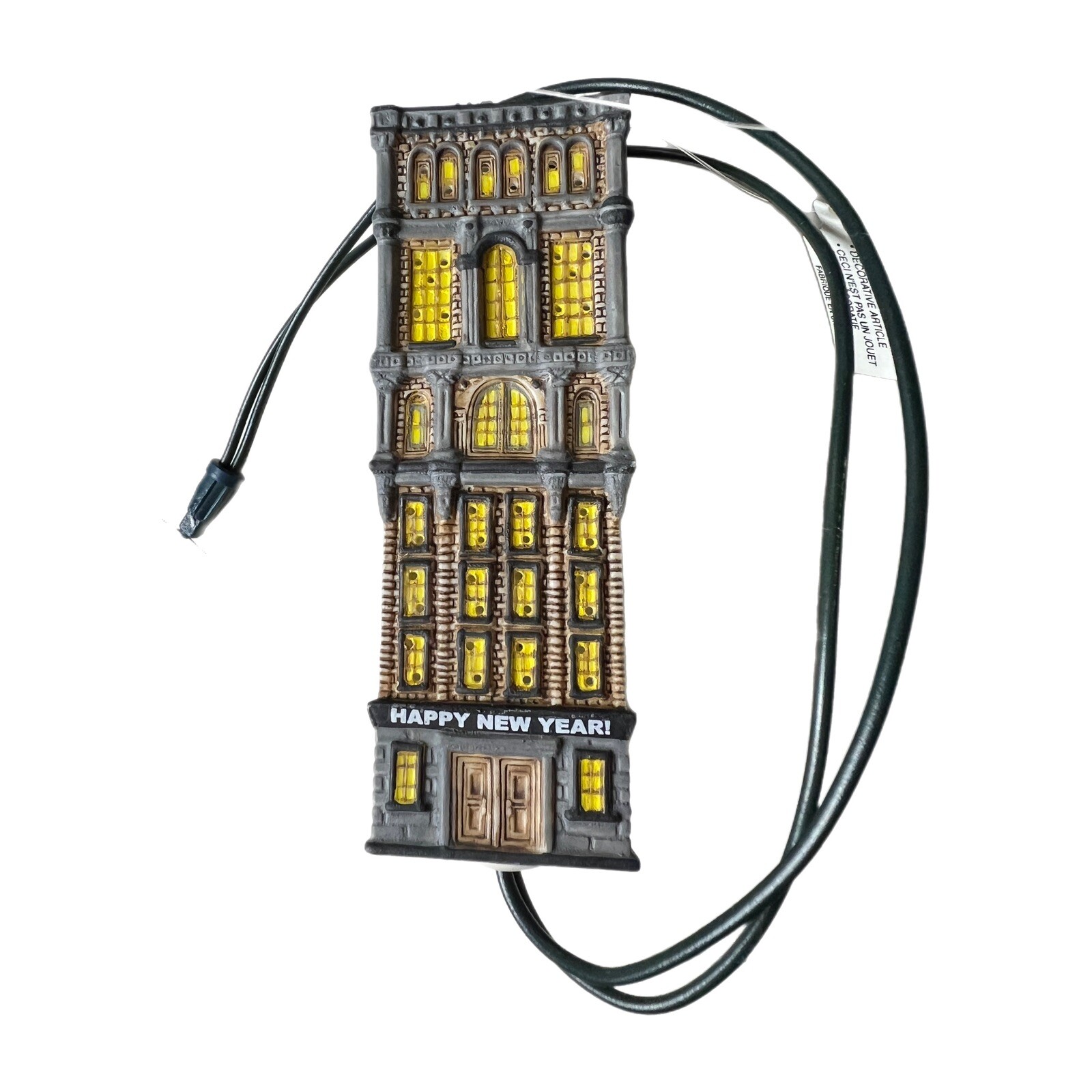 Dept 56 Christmas in the City Series Times Tower Vintage 2000 New Years Ornament