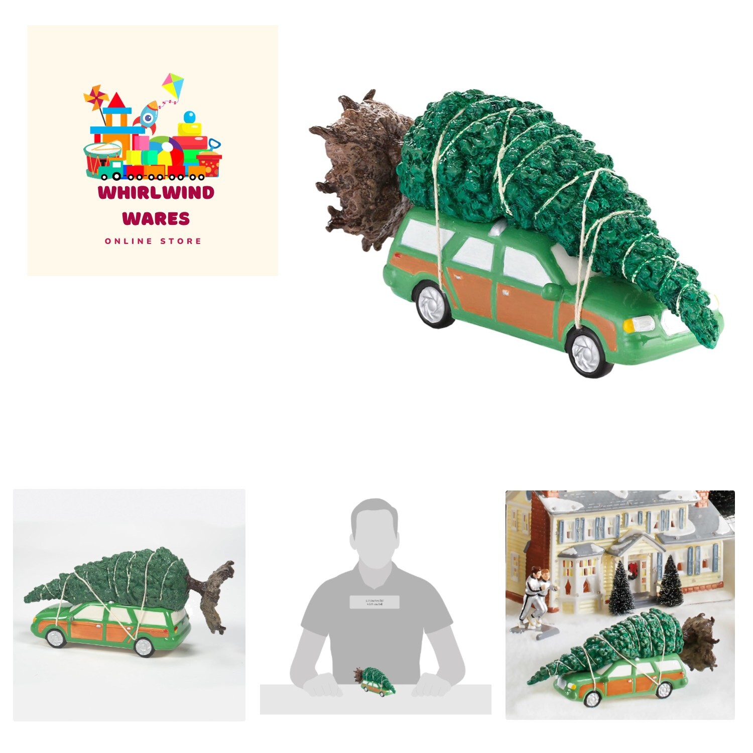 National Lampoon Christmas Vacation The Griswold Family Tree Accessory Figuri…