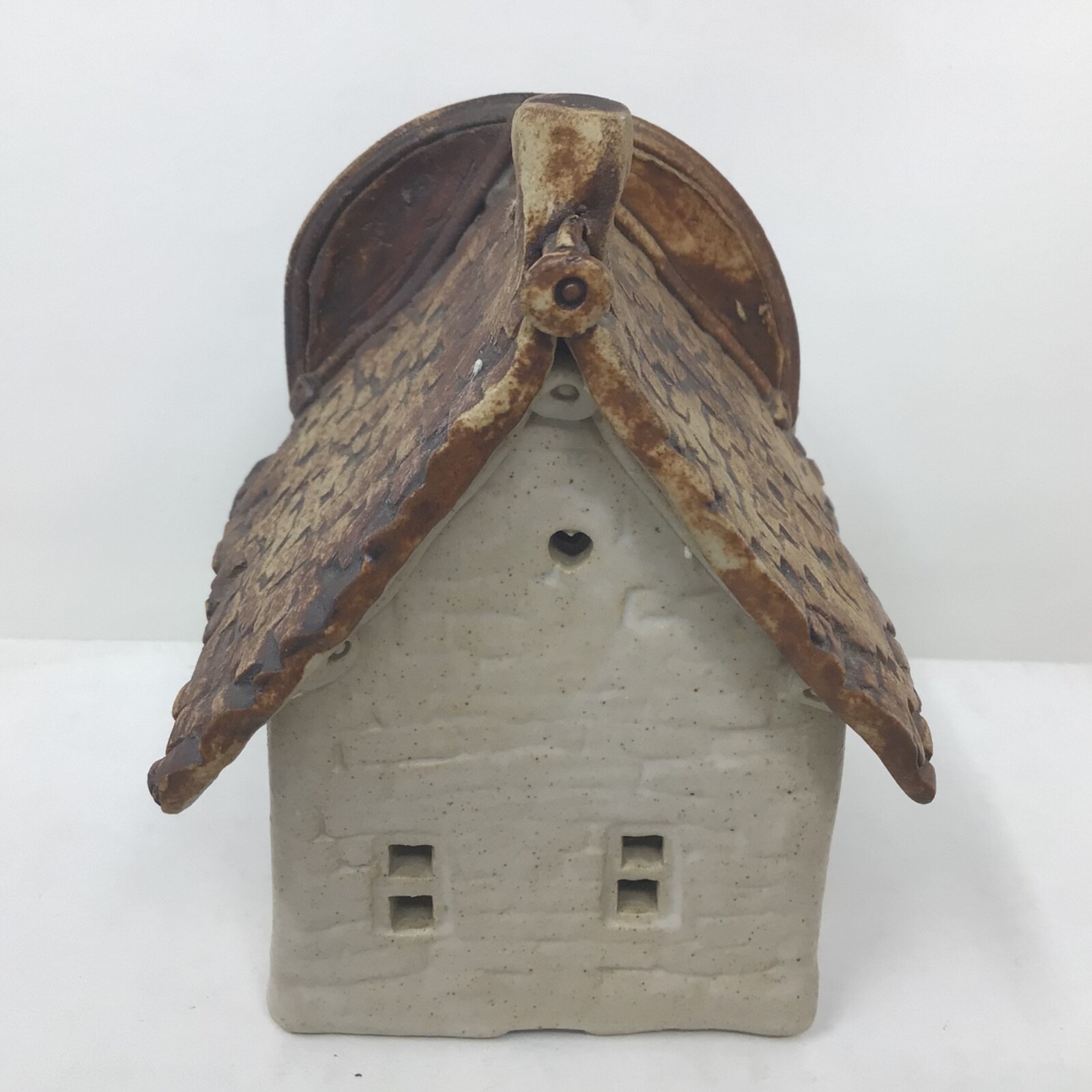 Windy Meadows Pottery Fire Hall Cottage Building Hometown Collection VTG 80’s