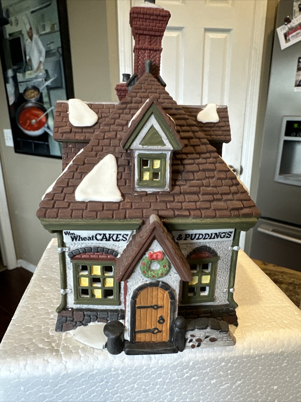 Department 56 Dickens Village Series Wm. Wheat Cakes & Puddings 5808-4