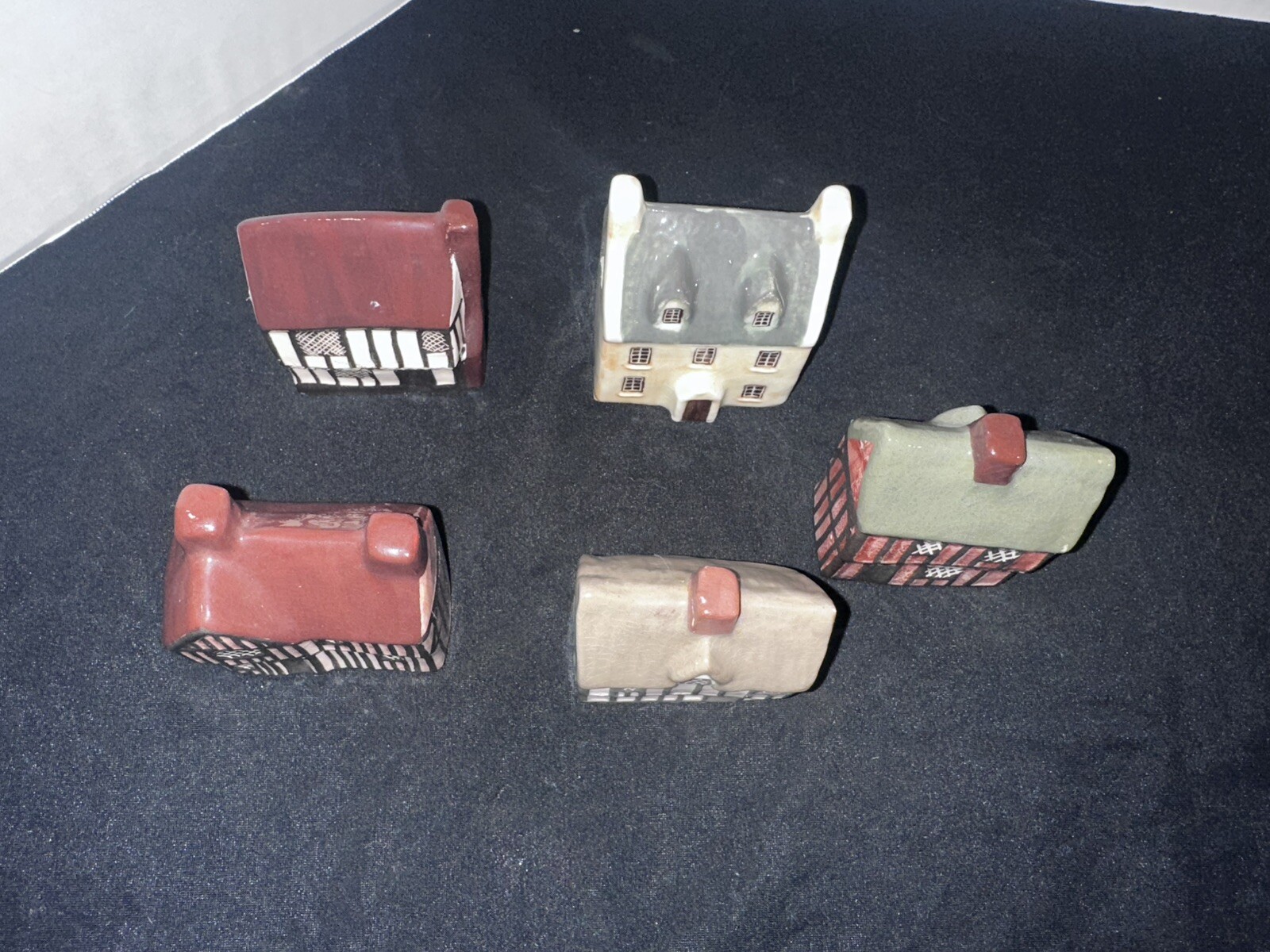5 Mudlen End Studios Suffolk Mini ceramic Cottage Houses