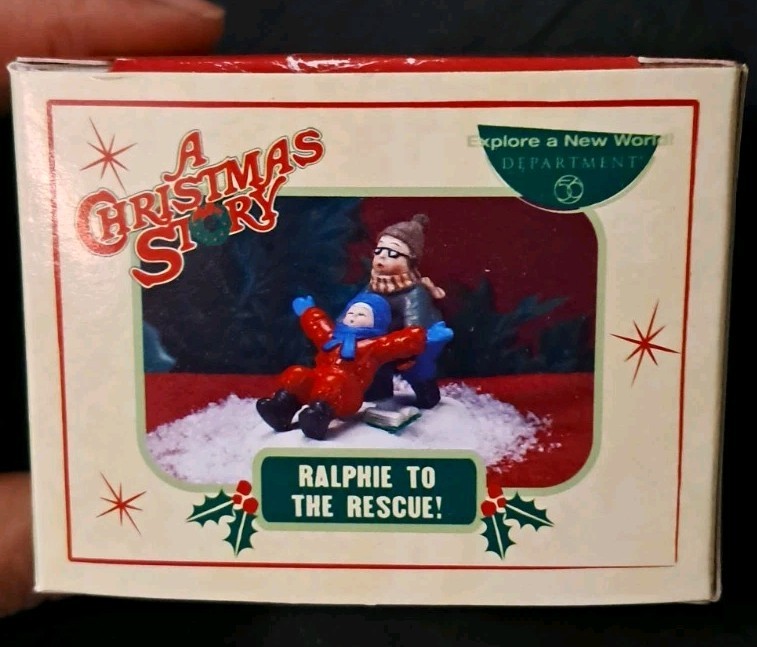 Department 56 A Christmas Story “RALPHIE TO THE RESCUE!” New w/ Box!