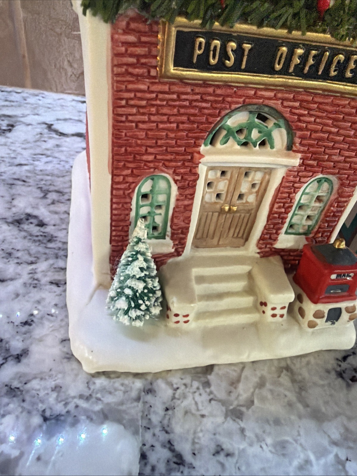 Vintage Christmas Valley Village Season Specialty Post Office 1991 W/Box