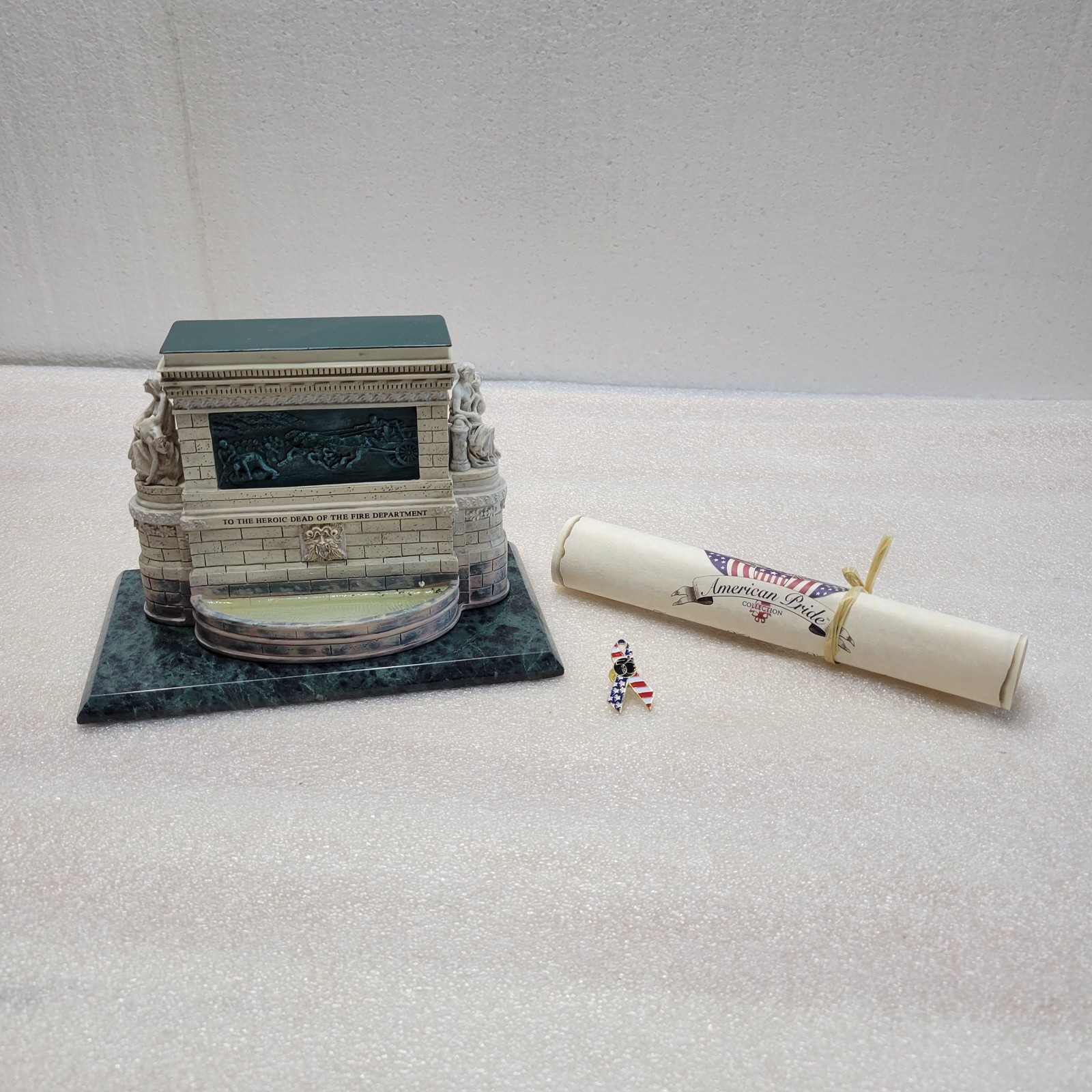 Department 56 American Pride Collection Firemen’s Memorial Monument 57707