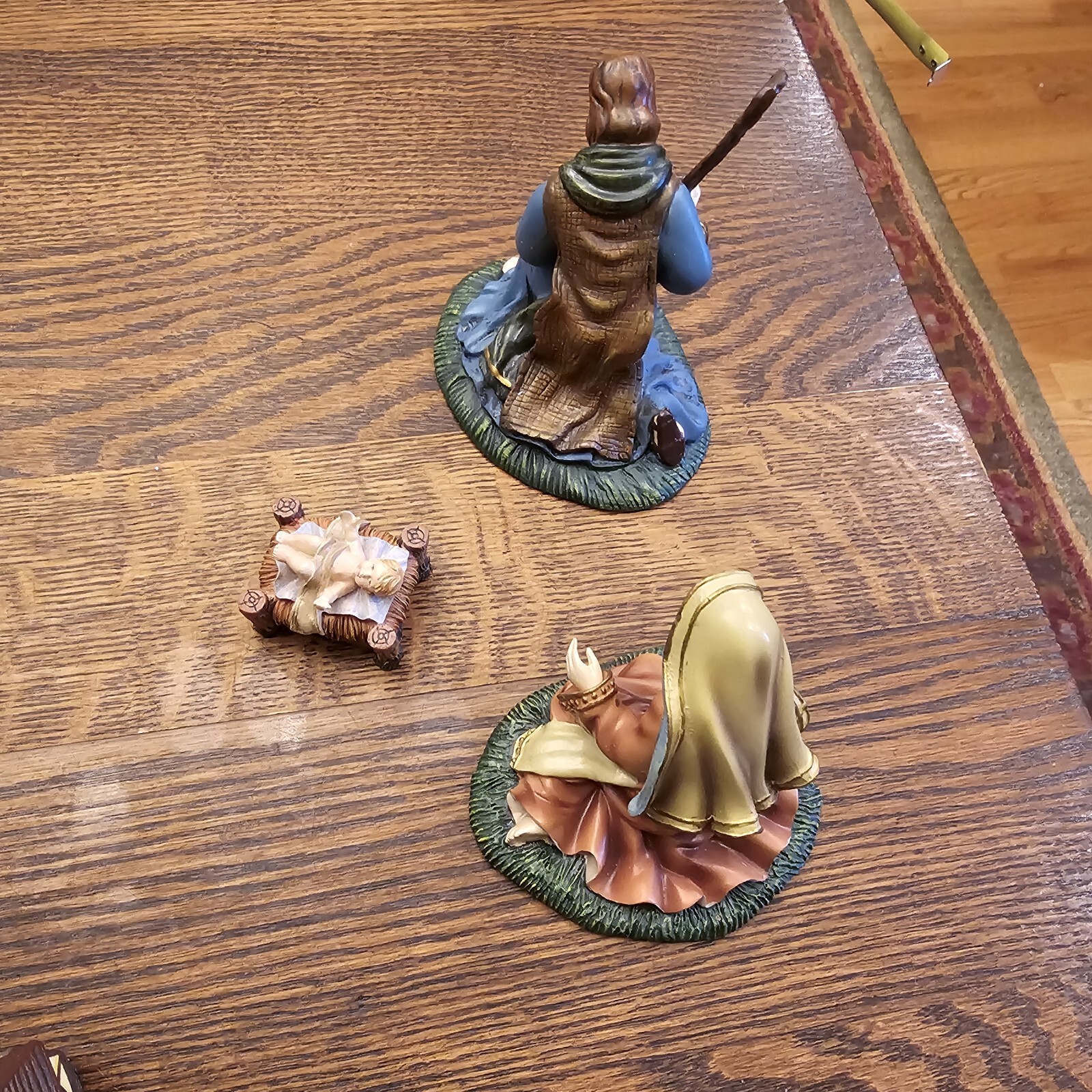 Thomas Kinkade The Holy Family & Holy Night Creche, Nativity Hawthorne Village