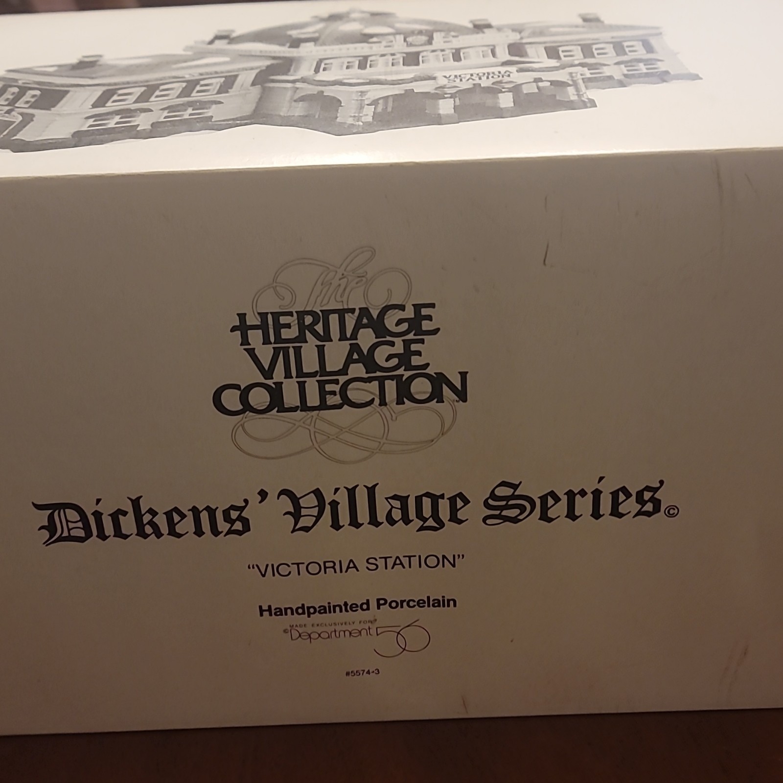 Department 56 Dickens’ Village Victoria Station Porcelain Illuminated