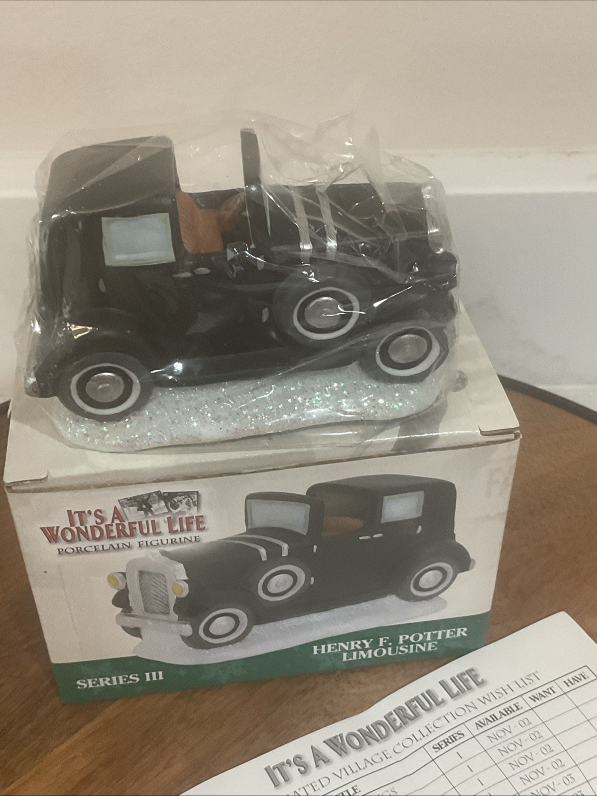It’s A Wonderful Life Enesco 2004 HENRY F. POTTER Limousine Misprint RARE NIB
