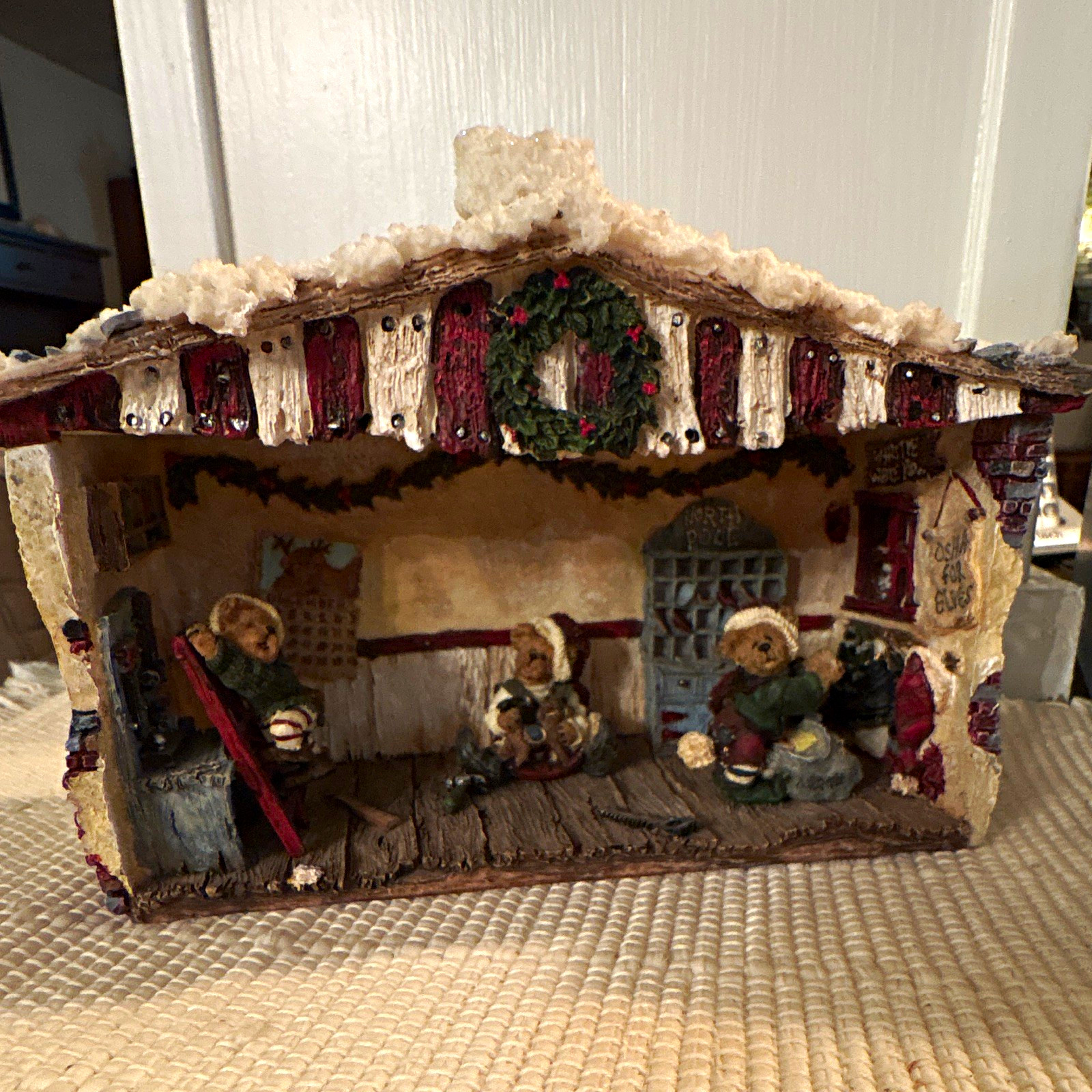 Boyds Bears & Friends Bearstone Santa’s Toy Factory Pac Elfbearry #2479