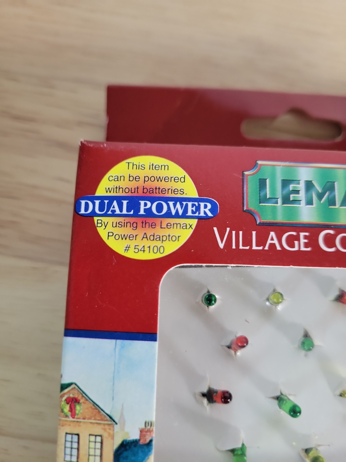 Lemax Village Mini Lights Lot Of 3 Sets 20 Ct Clear & Multi 1996 Battery/AC