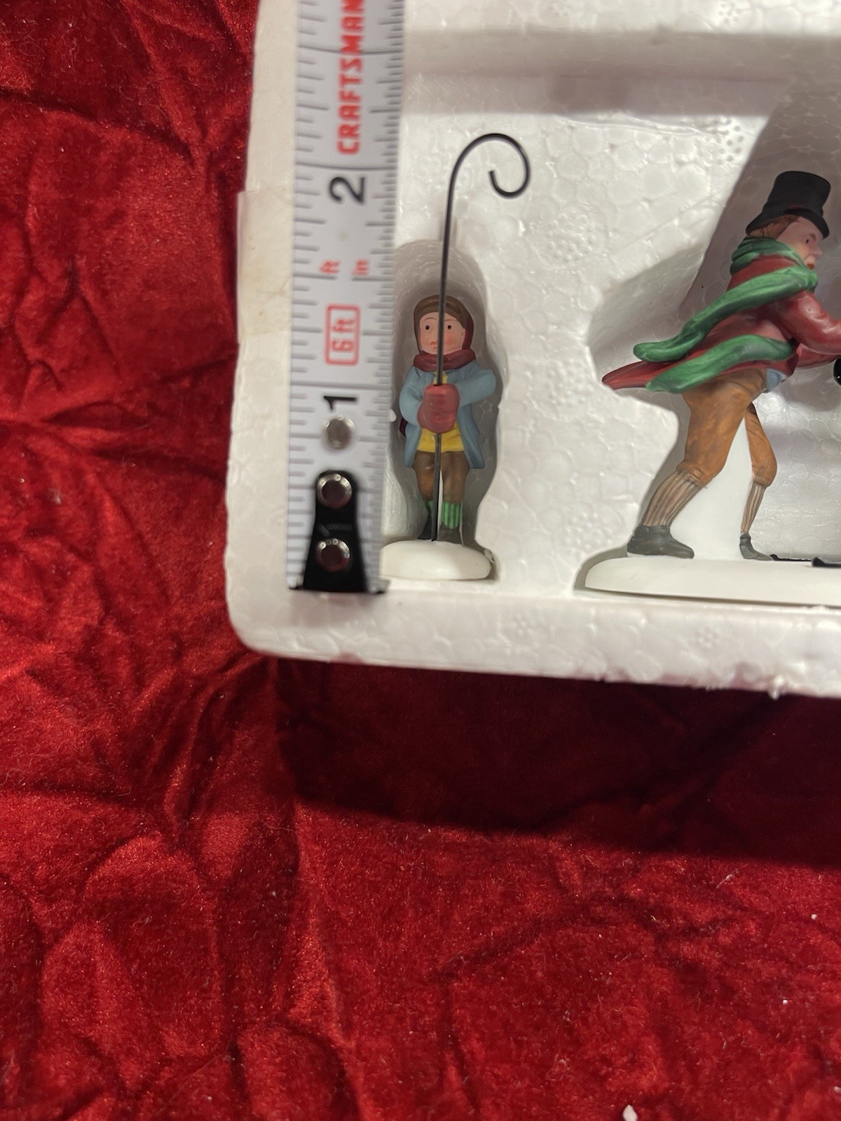 Dept 56 Caroling with the Cratchit Family Dickens Christmas Carol In Box
