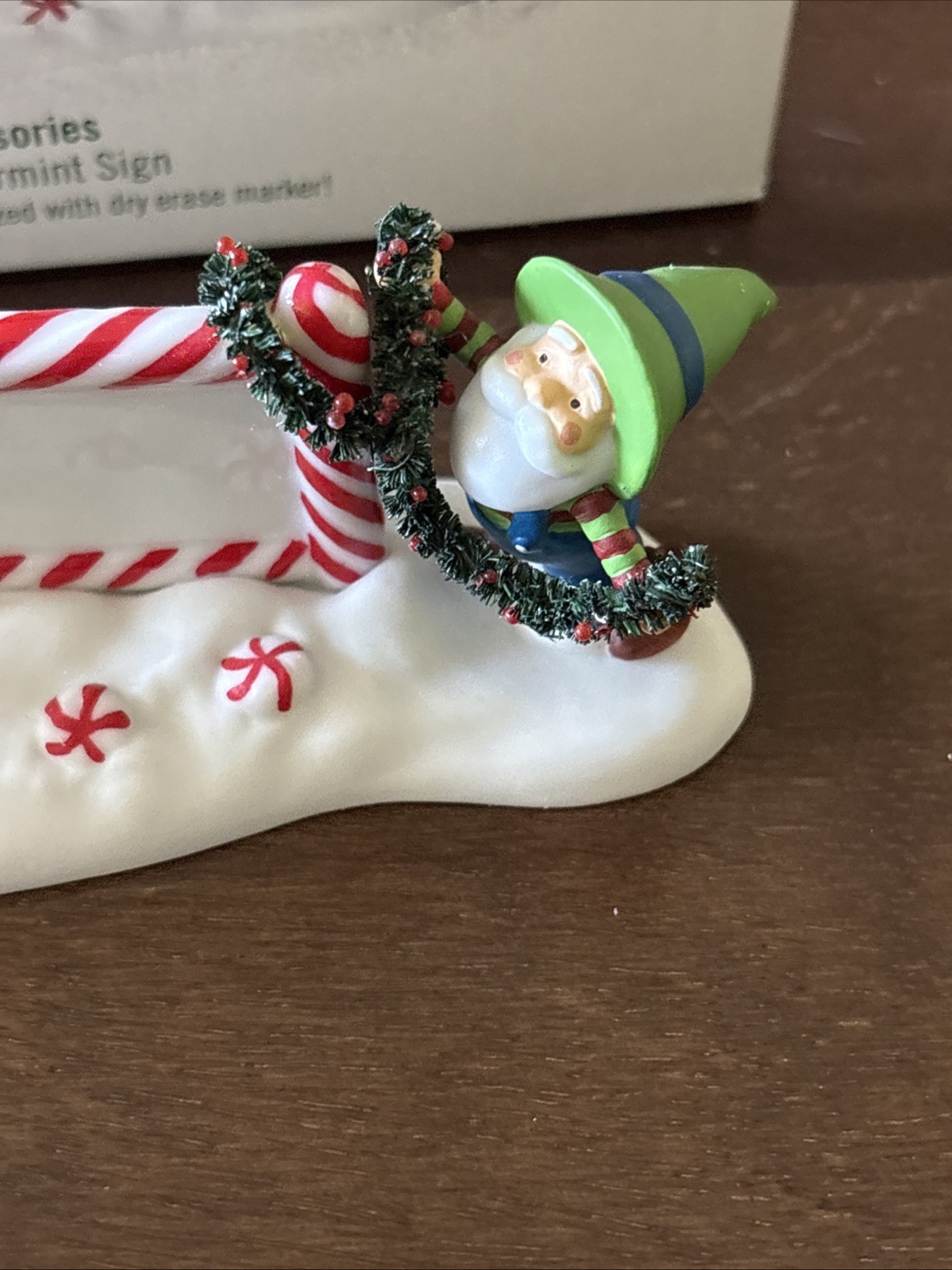 Dept 56 Village Peppermint Sign Christmas Accessories #53114