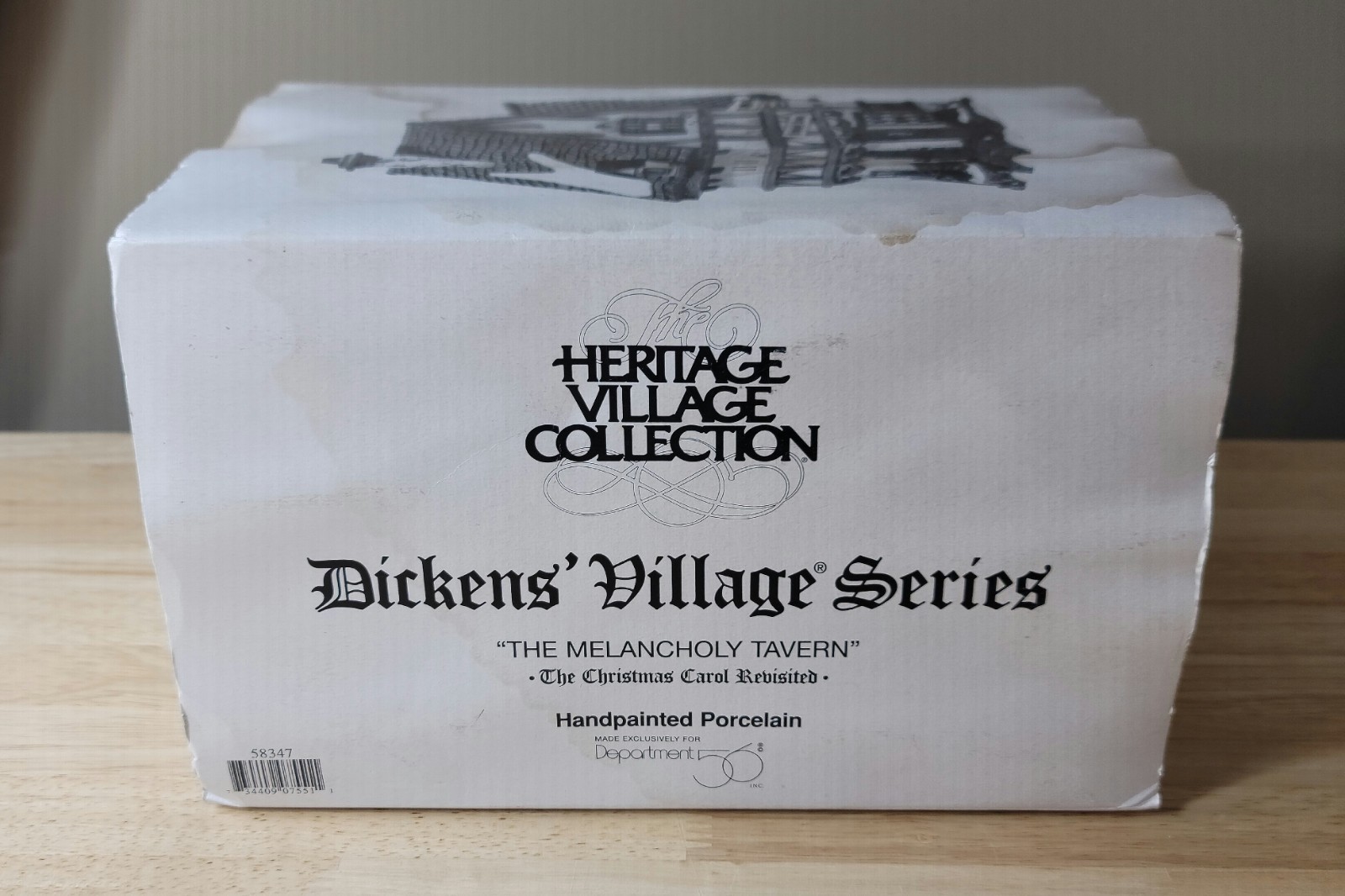 Dept 56 Dickens Village THE MELANCHOLY TAVERN Light Cord Christmas Holidays 1996