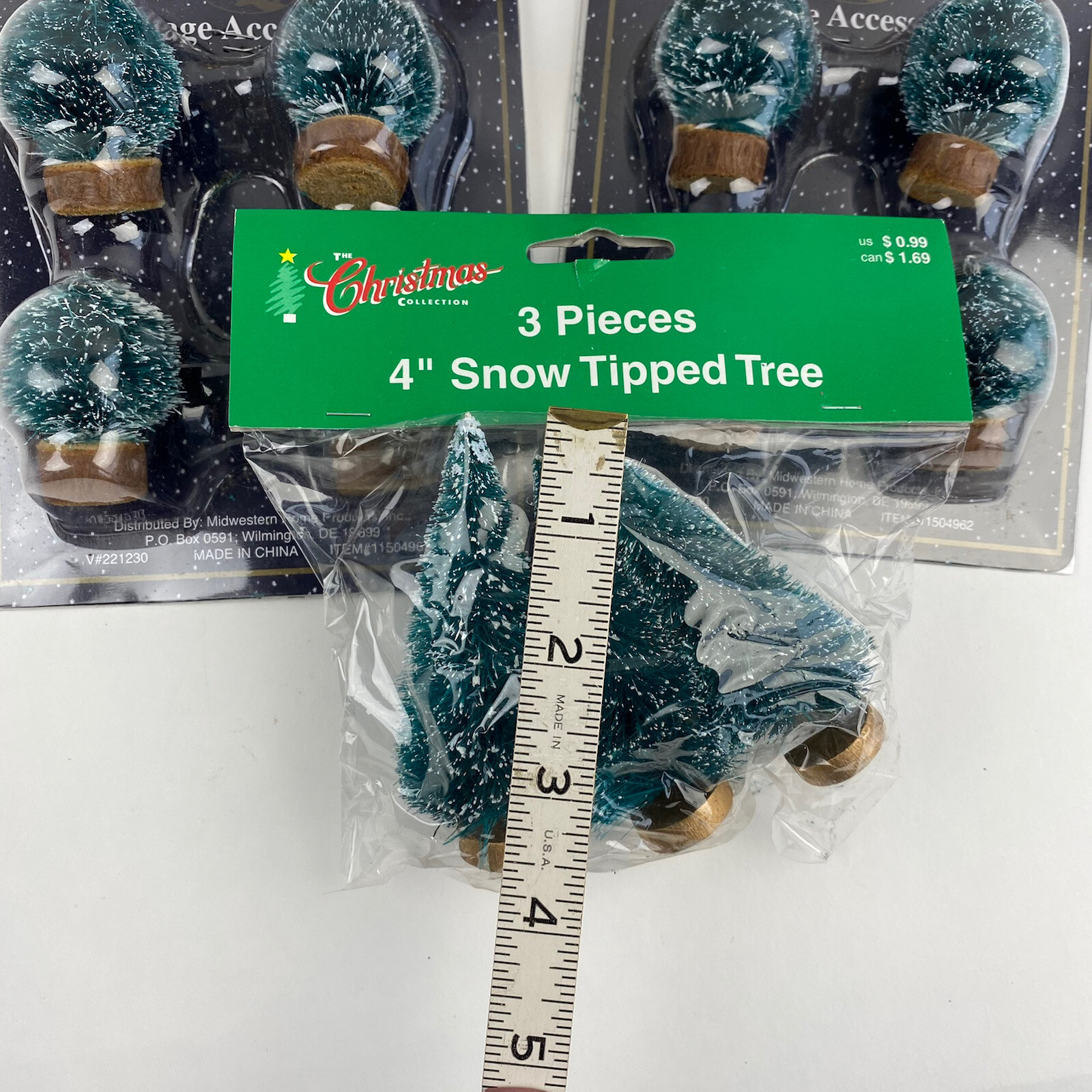 Lot of Christmas Pine Trees Village Accessories Shrubs Bottle Brush Unused