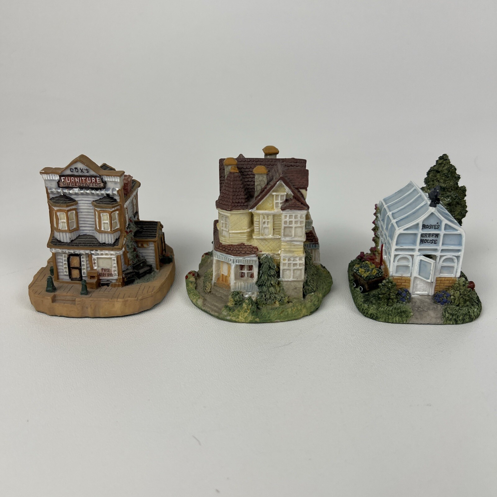 Lot of 3 International Resourcing Clark Mansion, Cox’s Furniture, Rosie’s Greenh