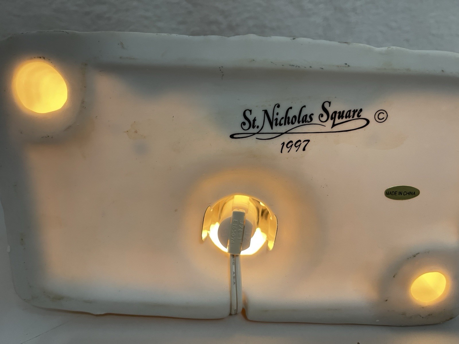 Vintage St. Nicholas Square – High School Holiday Village Christmas Retired