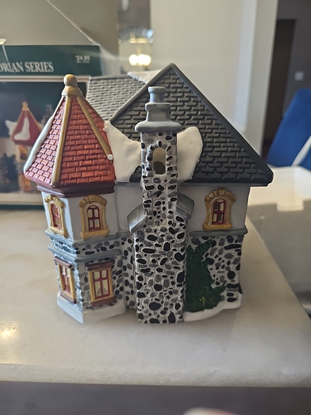 Dickens Collectables Hand Painted Porcelain Lighted House Victorian Series 1997