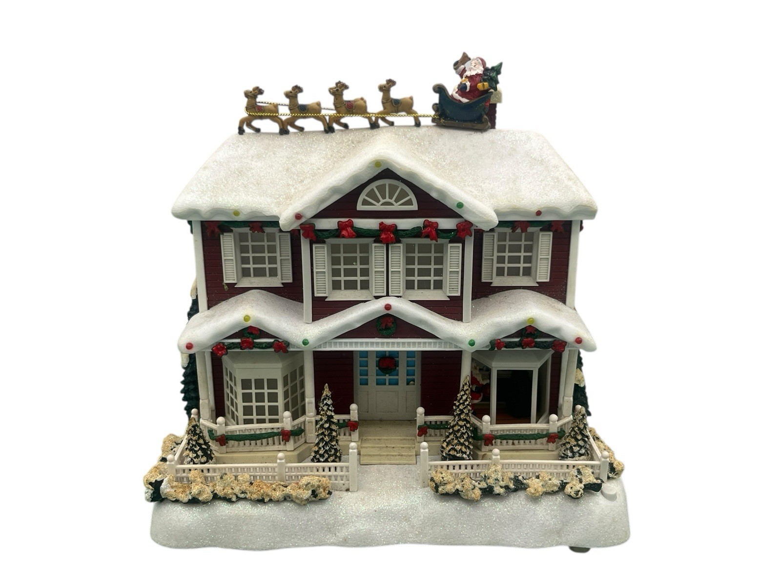 RARE NIGHT BEFORE CHRISTMAS STORY TELLING HOUSE ~ LIGHTS AND SOUND