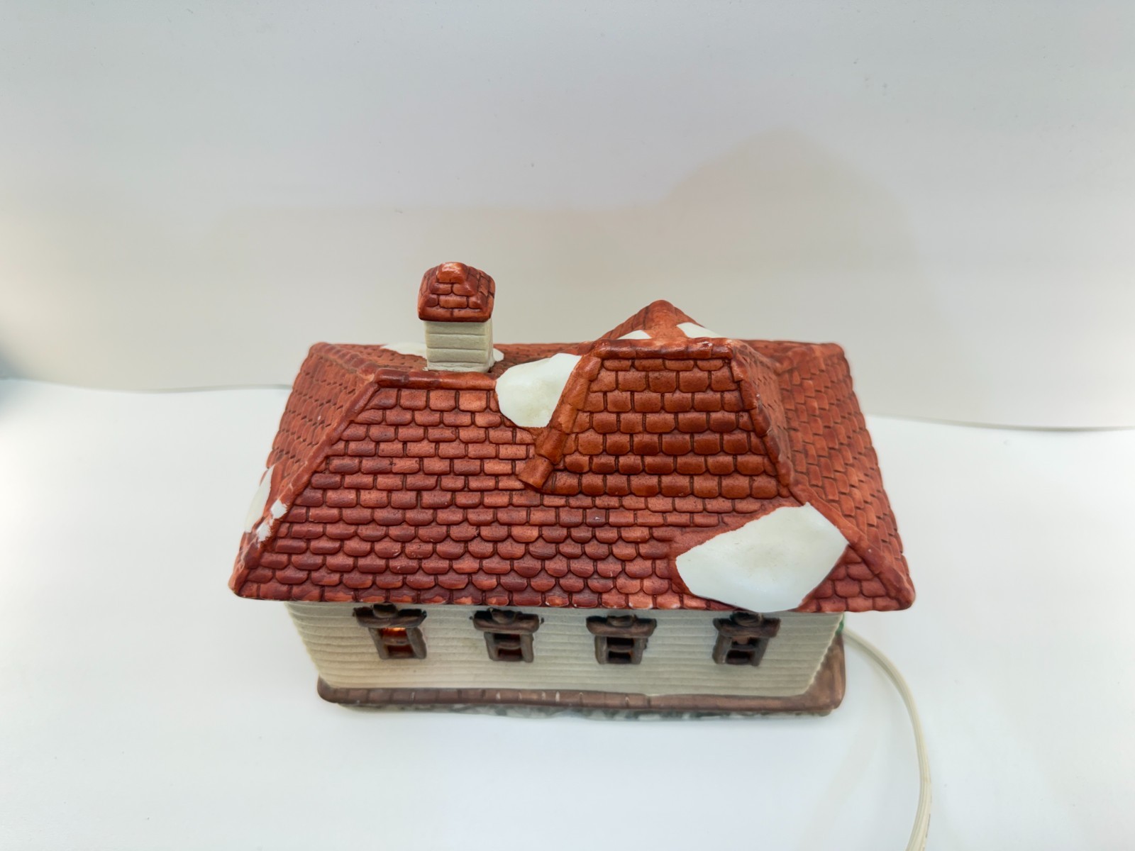 Vintage 1992 Holiday Expressions Dickens Lighted Train Station House In Box