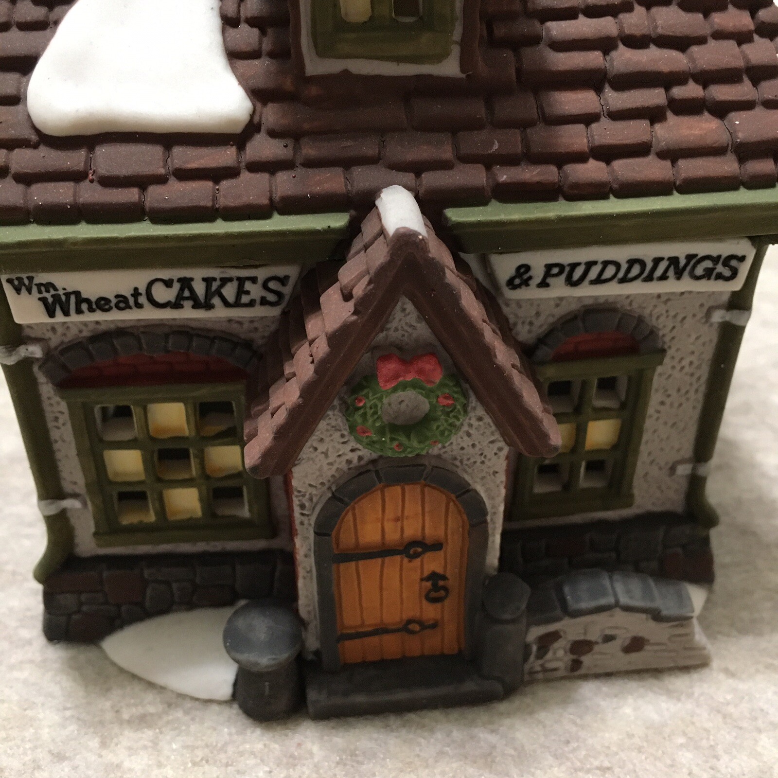 Dept 56 Dickens Village “Retired 1993” WM. Wheat Cakes & Puddings #5808-4
