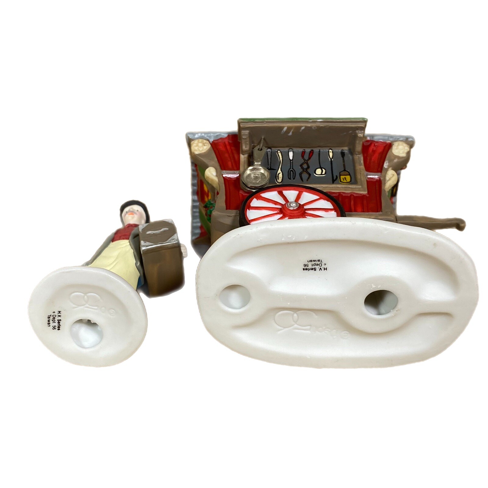 Department 56 Heritage Village Accessory Town Tinker Set of 2 w Box #56464