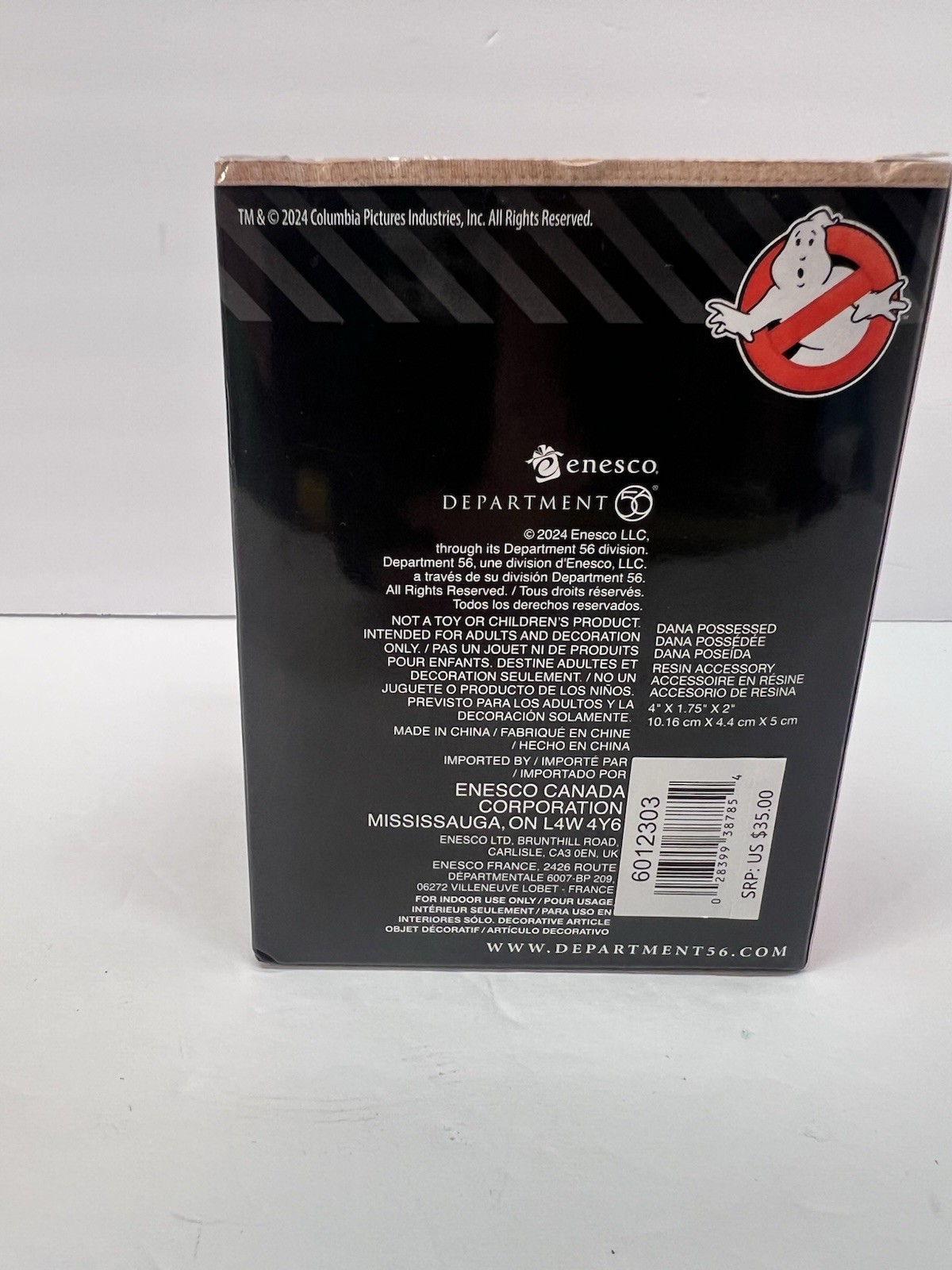 Dept 56 DANA POSSESSED Ghostbusters Village 6012303 NEW Zuul Barrett