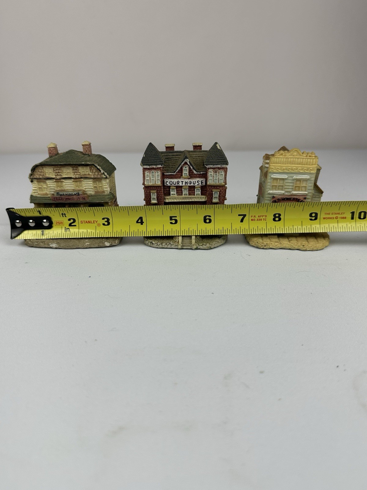 Lot of 3 International Resourcing Services Inc. Mini Buildings Vintage 3”