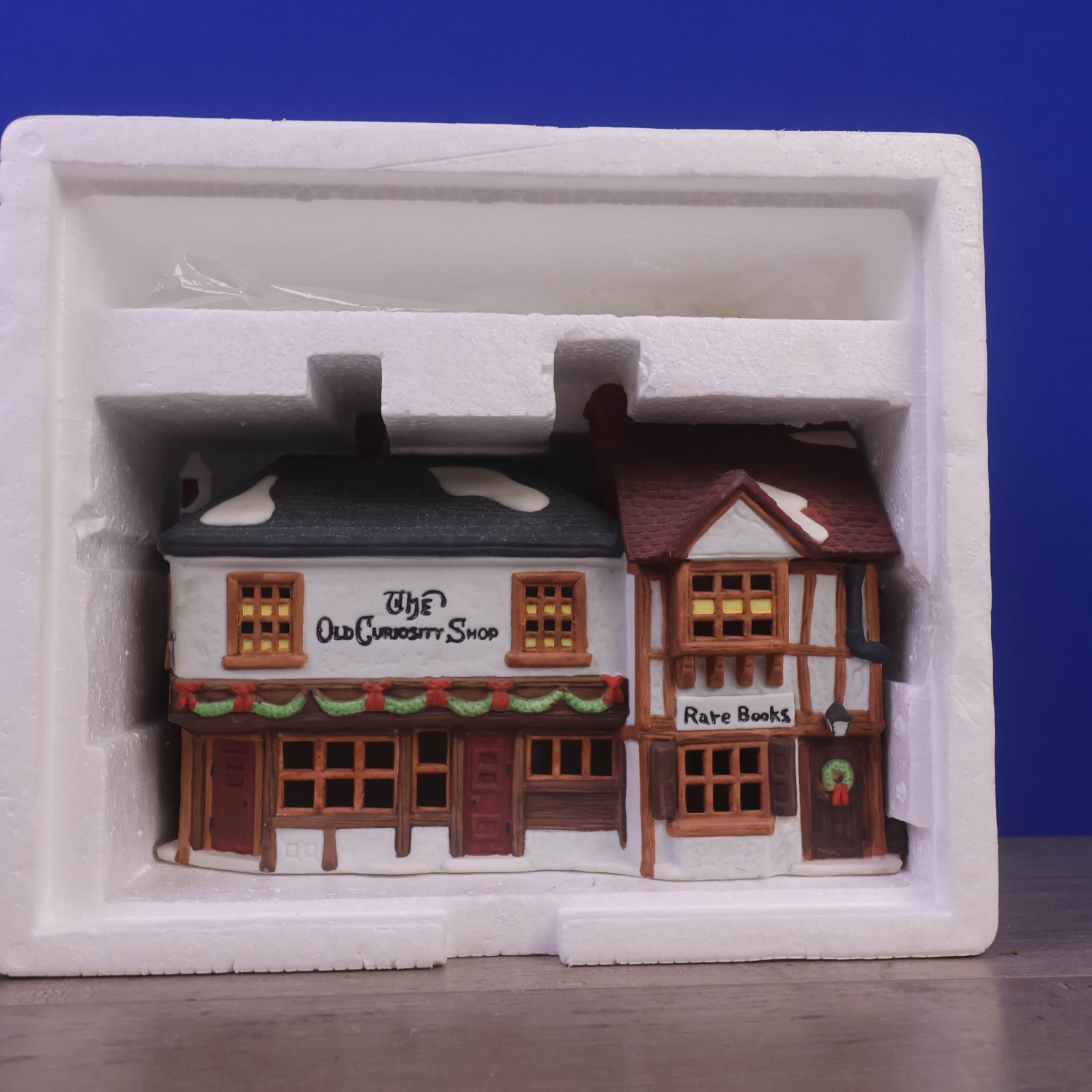 Dept 56 Dickens Lot 4: Tutbury Printer Curiosity Shop Wheat Cakes Mill Creek