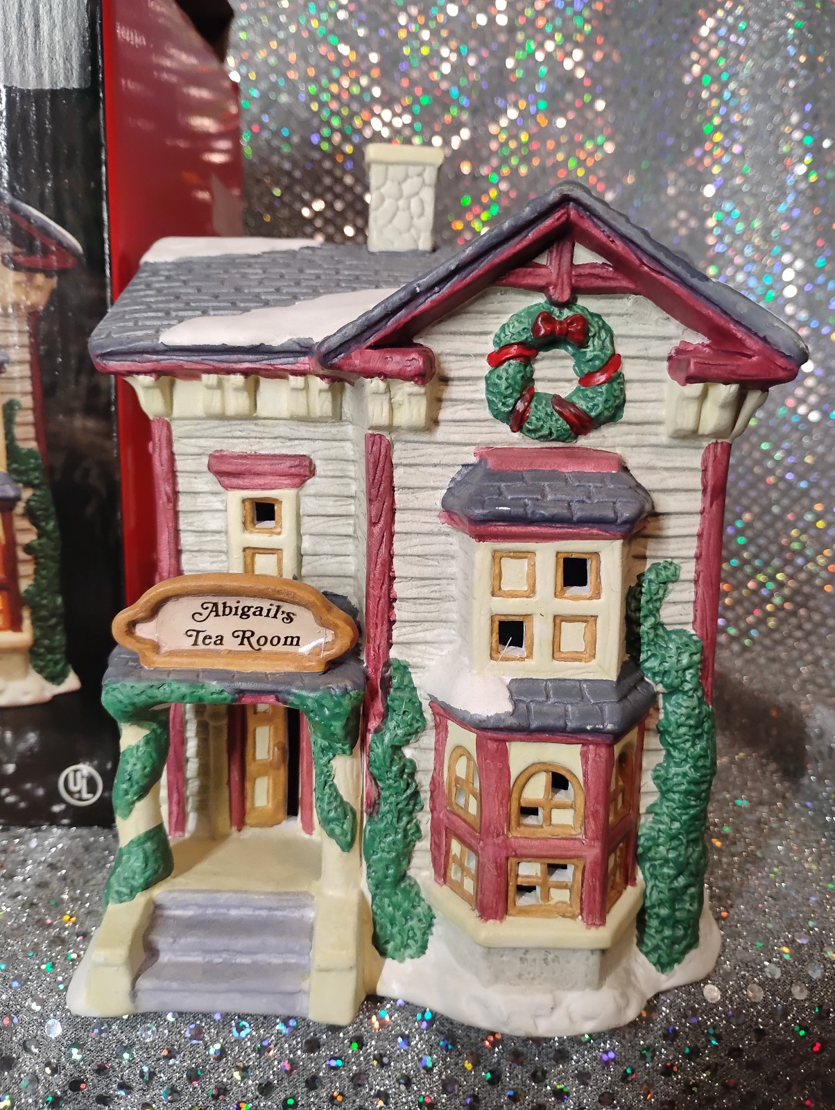Spirit of America Illuminated Collectible -TEA ROOM – Lighted Christmas Village