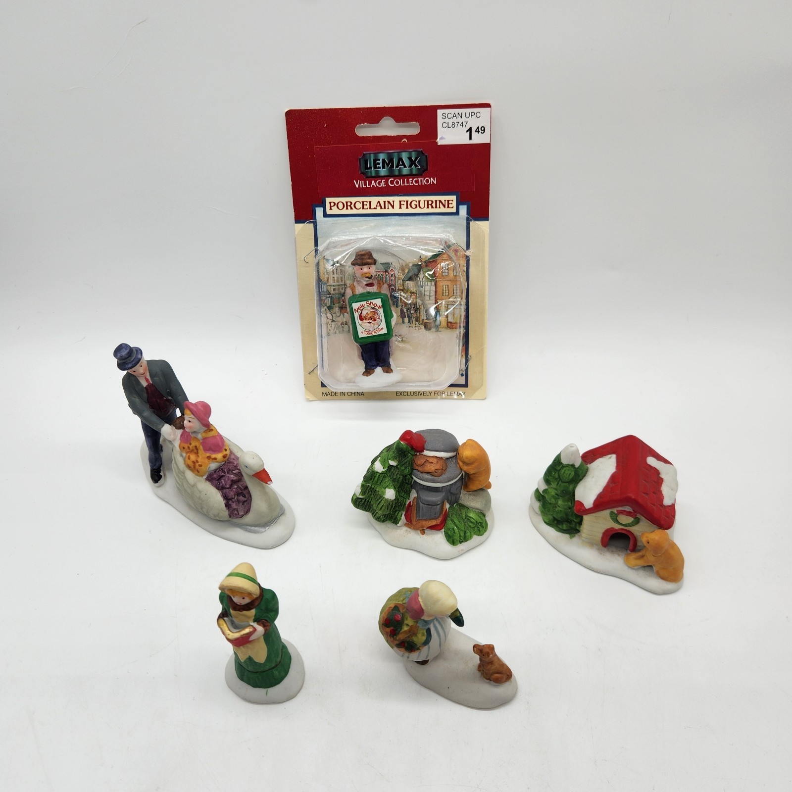 Lemax Village Collection Figurines Lot Porcelain Christmas Winter Scene + NIP