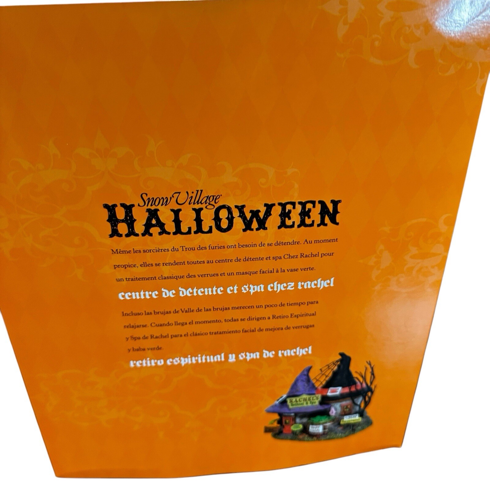 Dept 56 Halloween Witch Hollow Rachel’s Retreat & Spa Village House NIB 6007781