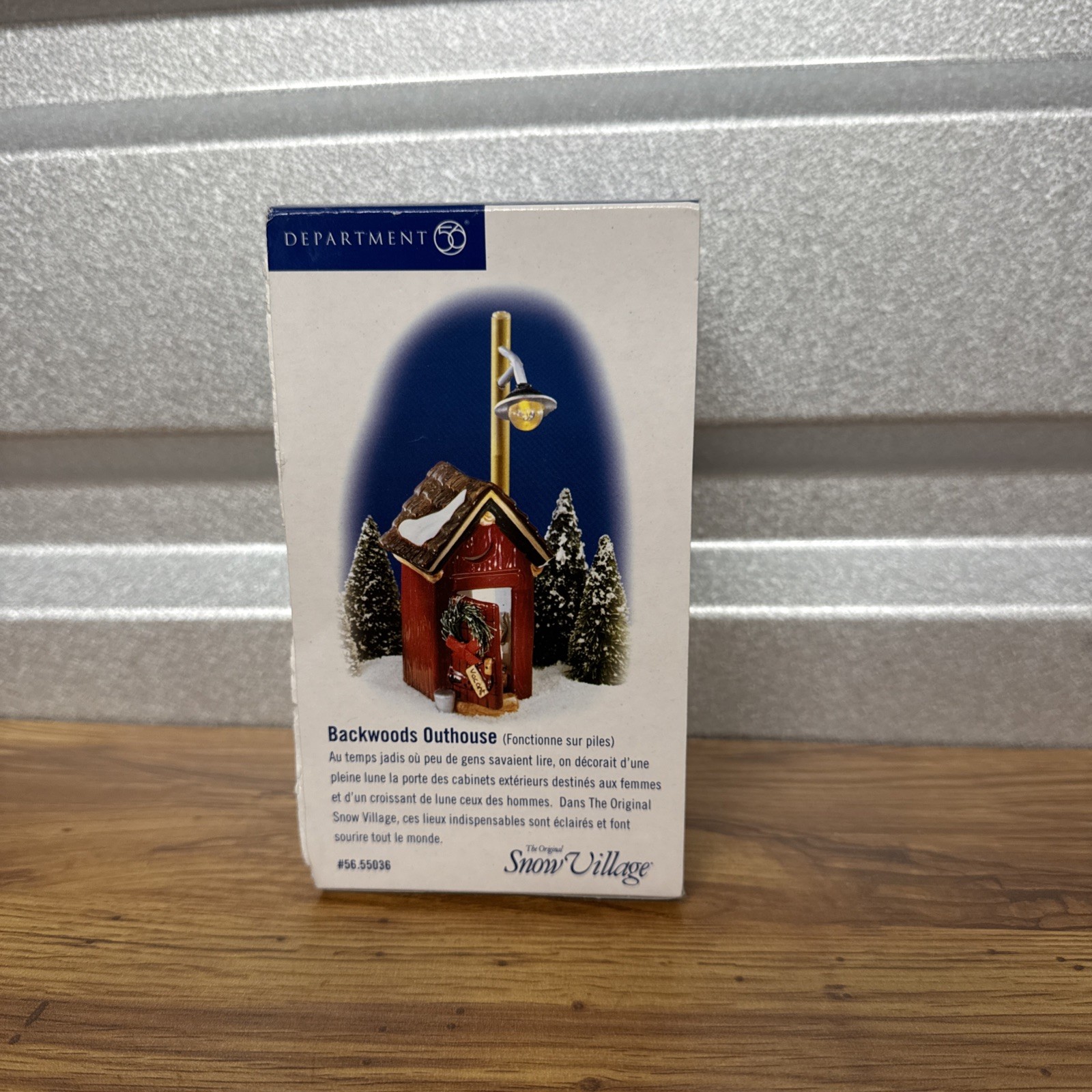Dept 56 Original Snow Village “Backwoods Outhouse” #56.55036 Light Up Accessory