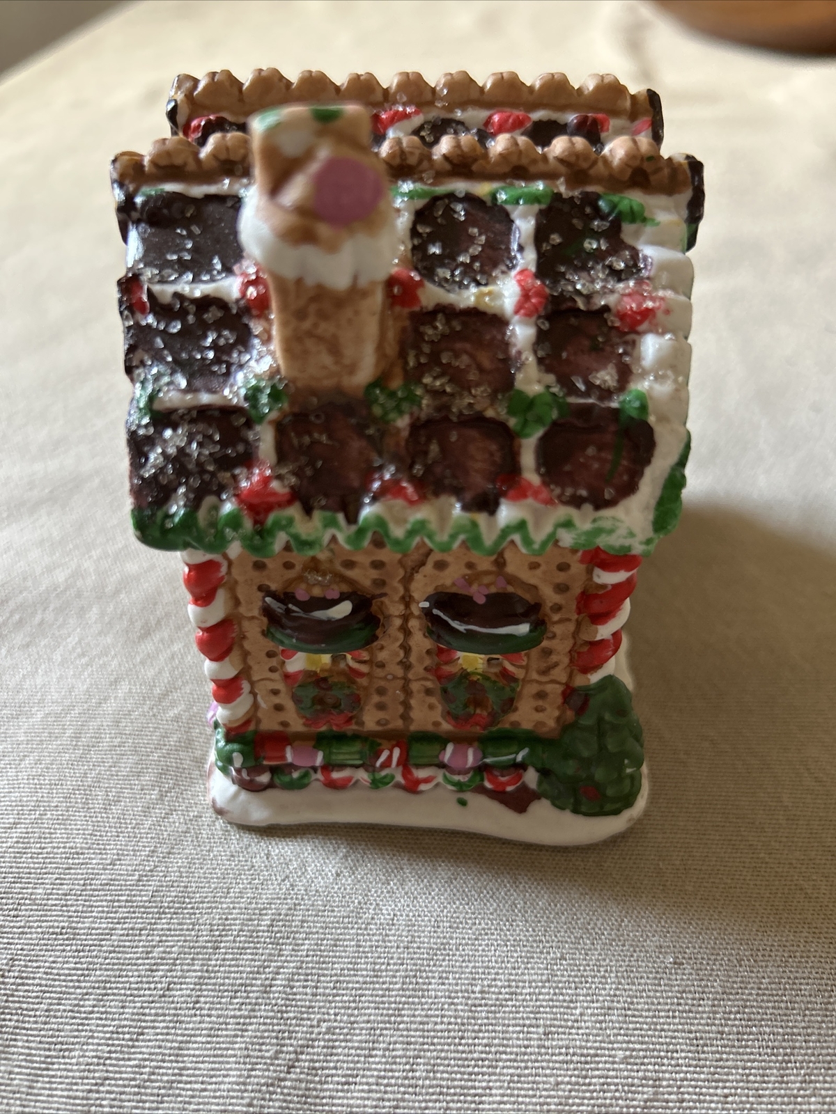 Gingerfrost Lane Cake Store Gingerbread Style Christmas Village House