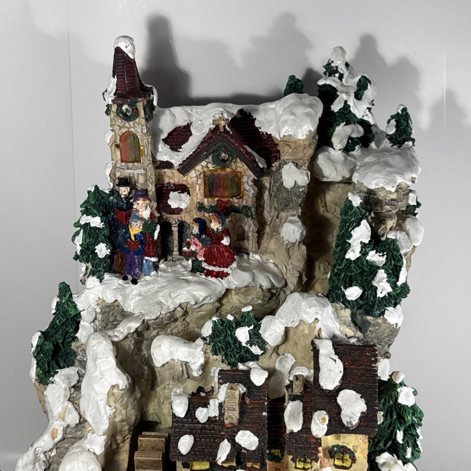 Not Working – Vintage 1997 Prismarte Christmas Village Decor Holiday Display