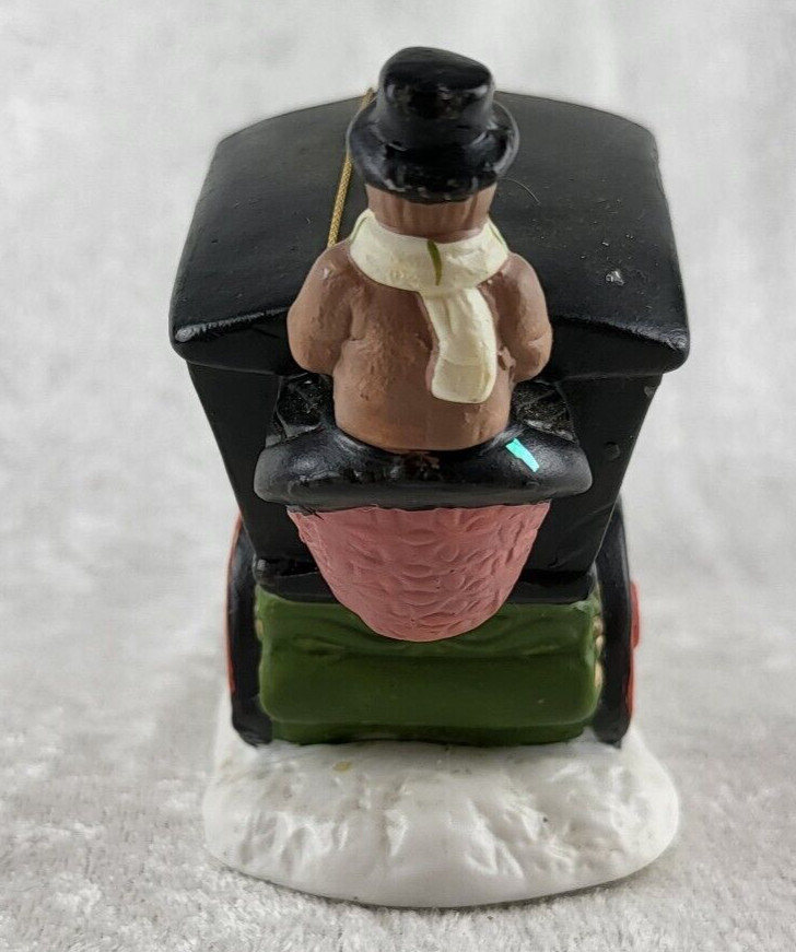 Holiday Time Christmas Village Carriage Accessory- Horse Drawn Carriage 7″ Long
