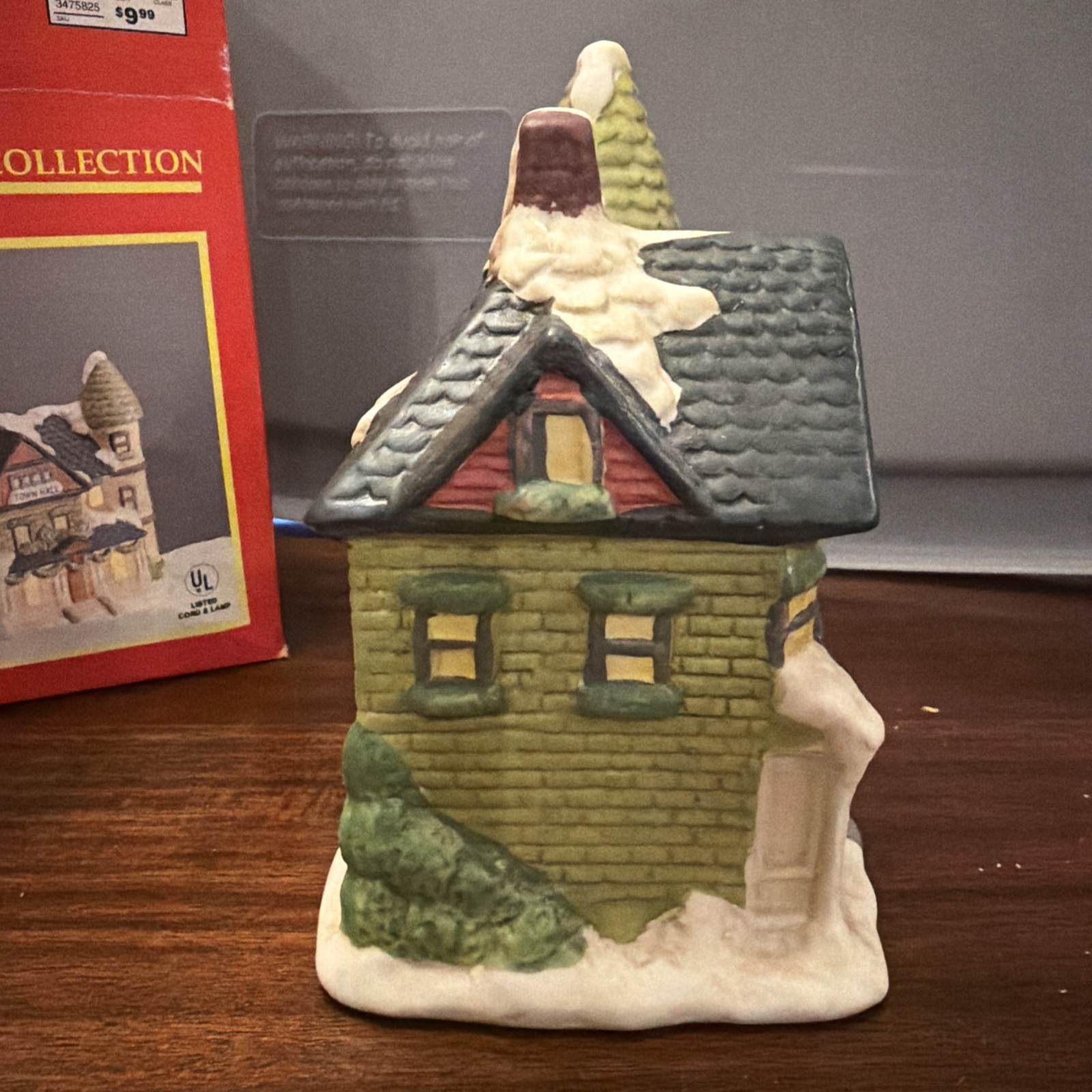 Vintage Share The Joy-Our Town Collection Christmas Village town hall
