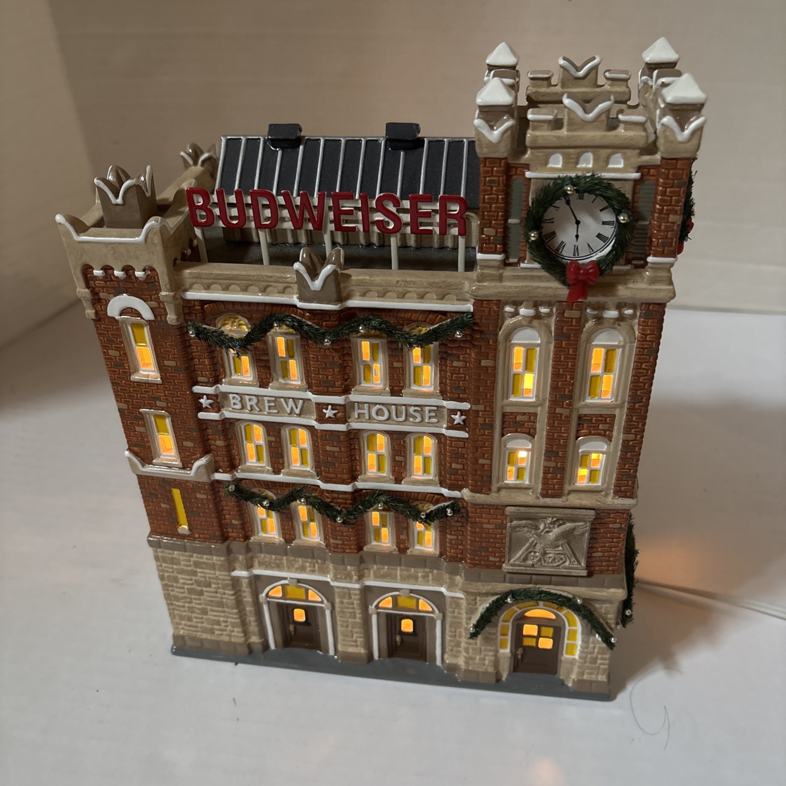 Dept 56 The Original Snow Village Budweiser Brewery 2004 Retired #55361
