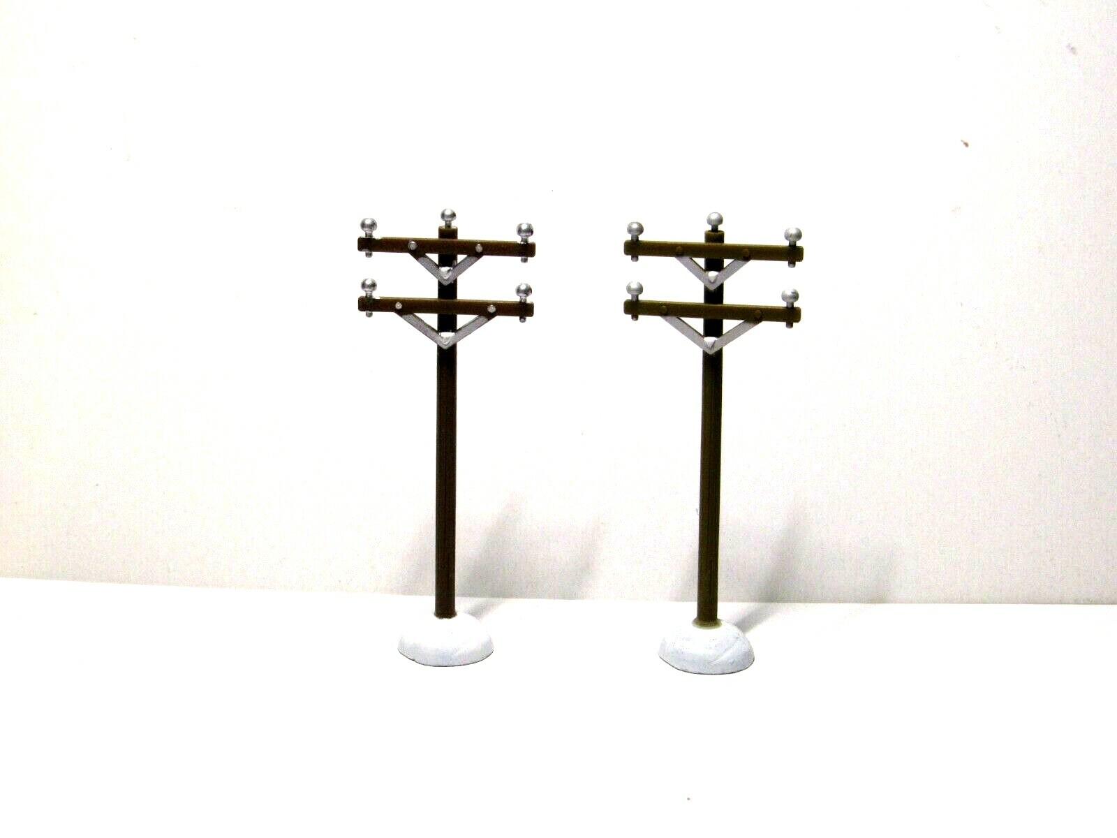 Lemax Christmas Village Scene Accessories Telephone Light Poles Retired