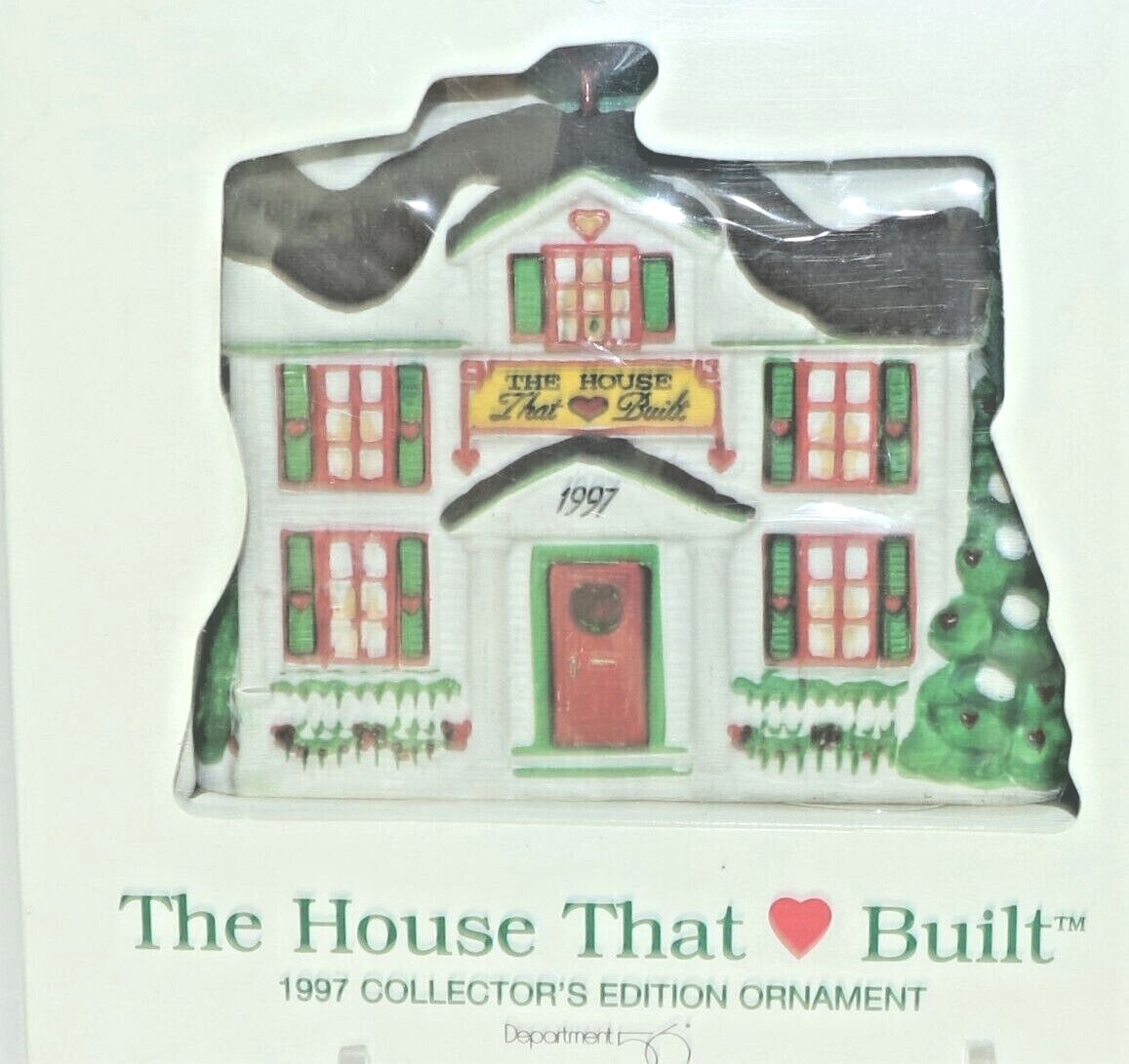 DEPT 56 SNOW VILLAGE ORNAMENT RONALD McDONALD HOUSE THAT LOVE BUILT NIB FH21B