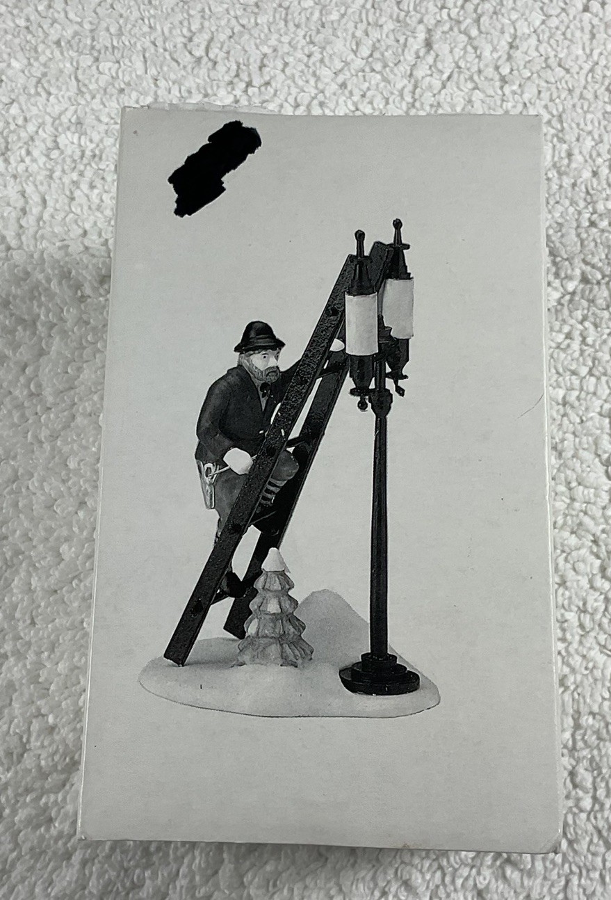 NOS Dept 56 #5577-8 Lamplighter Accessory Set Heritage Village Coll Retired