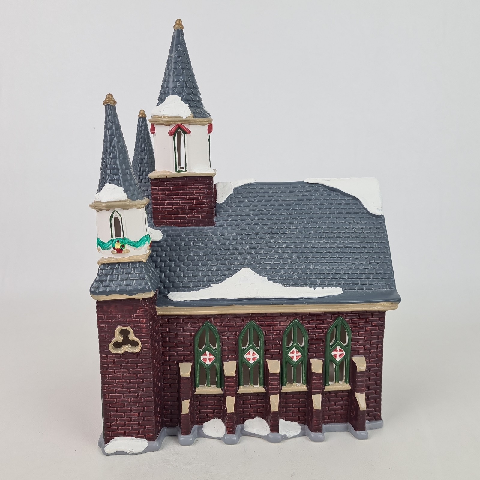 🚨 Department 56 St Lukes Church 5421-6 Christmas Snow Village Lighted Building