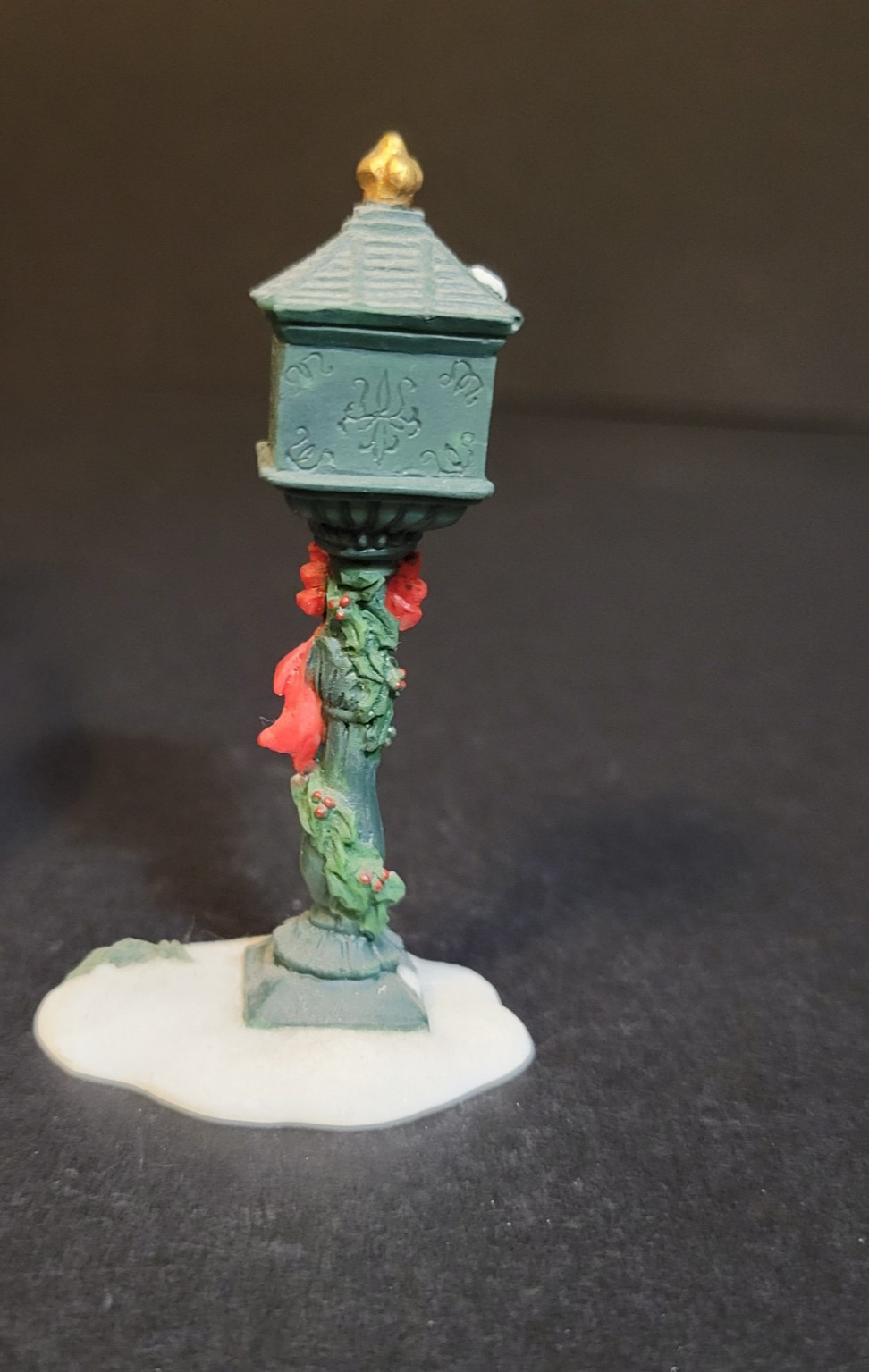 Holiday Time Santas Workbench Christmas Village Santa Claus Mailbox Postbox