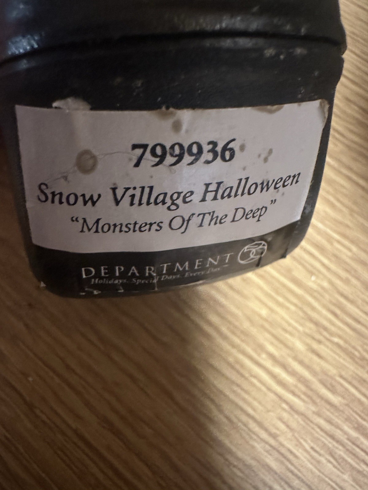 Department 56 Halloween Monsters of The Deep Limited Edition #799936 in Box
