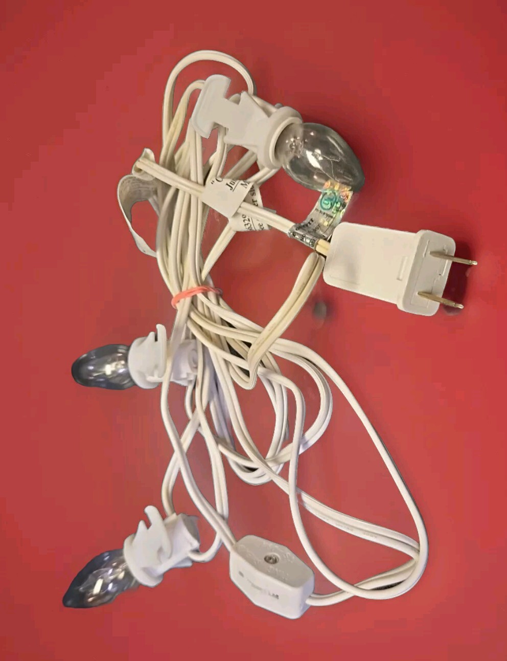 3 Light Cord Set For Department 56 & lemax Holiday Village Buildings, Blowmolds