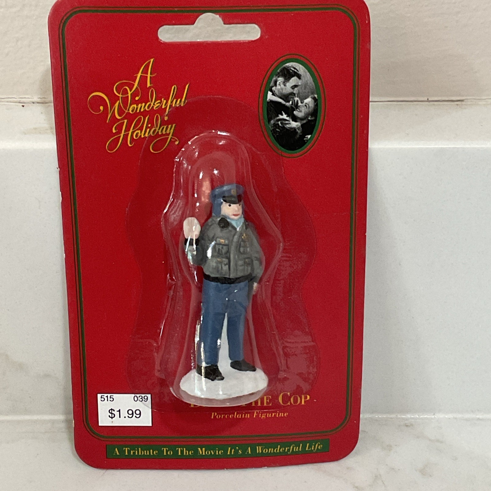 1995 IT’S A WONDERFUL LIFE Bert The Cop PORCELAIN FIGURE NEW