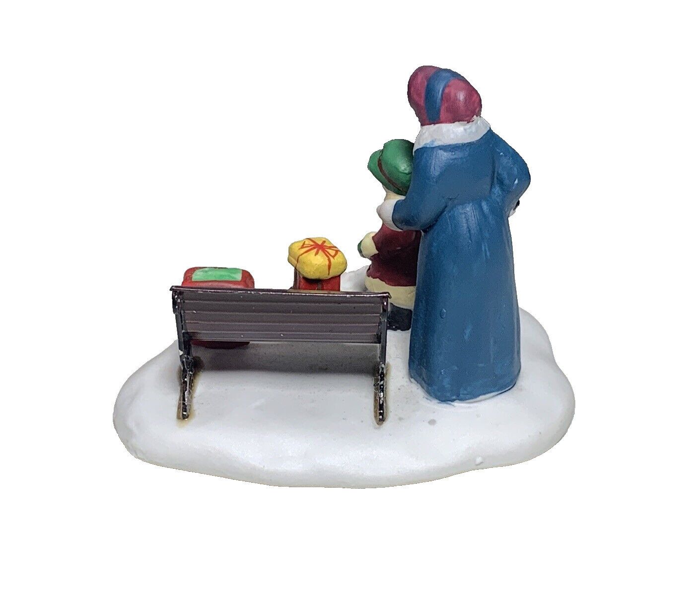 Lemax Porcelain Feeding Birds Village Collection Accessories 1995 Figurine
