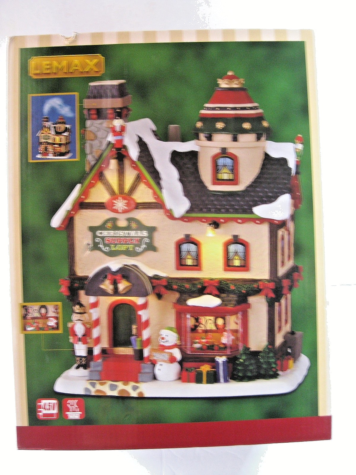 LEMAX #15741 CHRISTMAS SUPPLY LOFT LIGHTED BUILDING NEW IN BOX