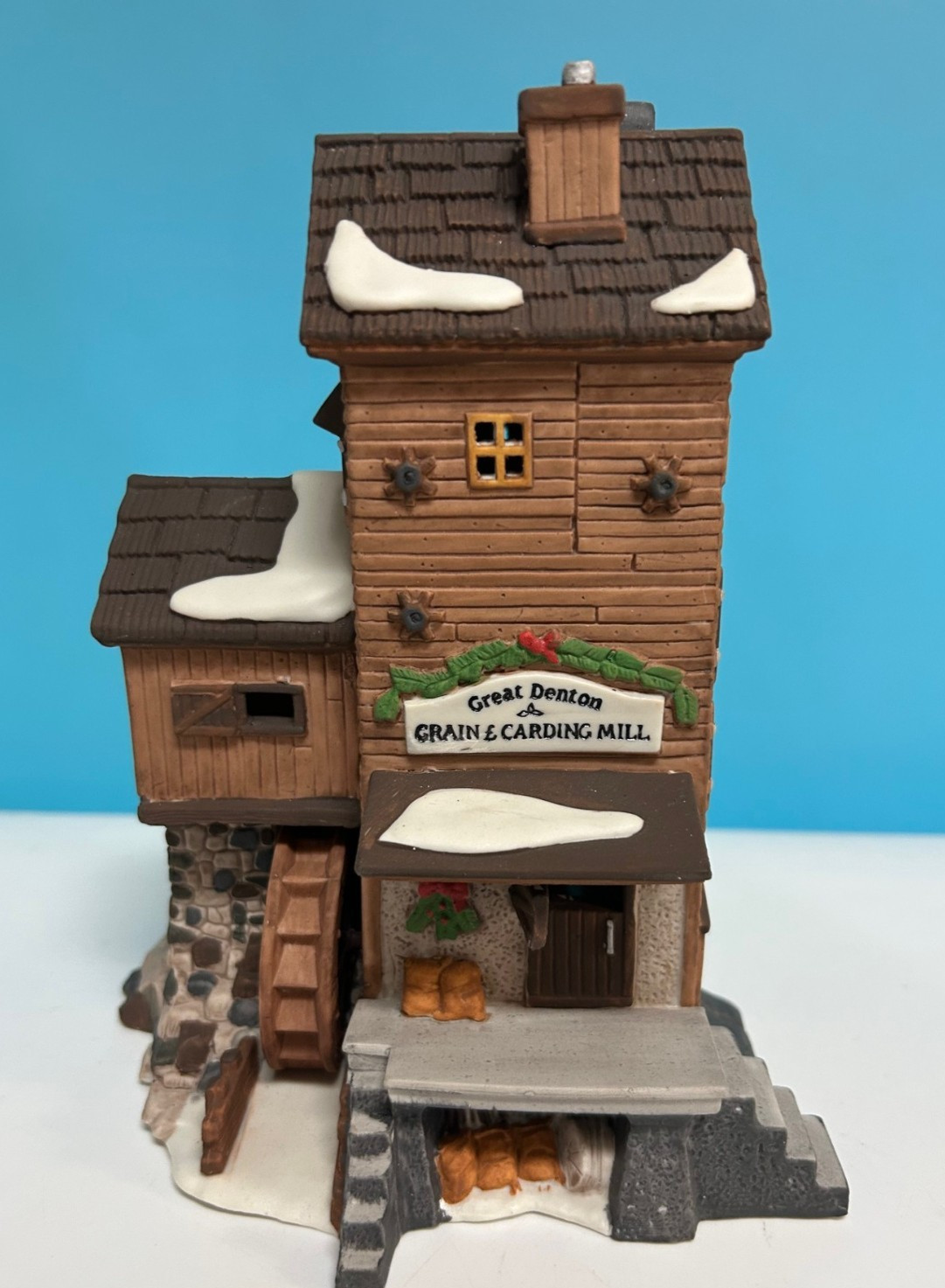 Dept 56 GREAT DENTON MILL box lighted #5812-2 vintage Heritage Dickens Village