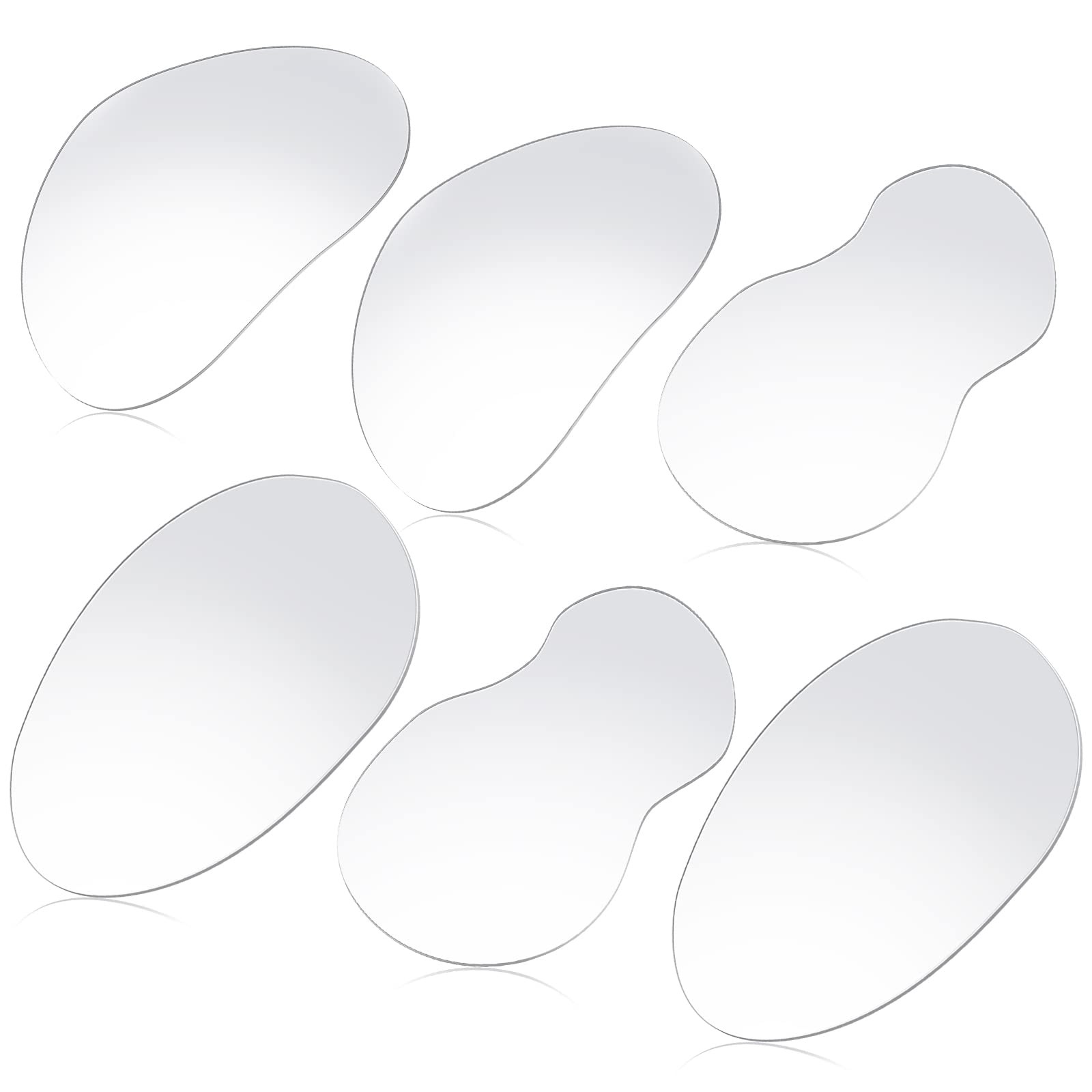 6 PCS Christmas Mirror Lake Landscaping Accessory Miniature Village Pond